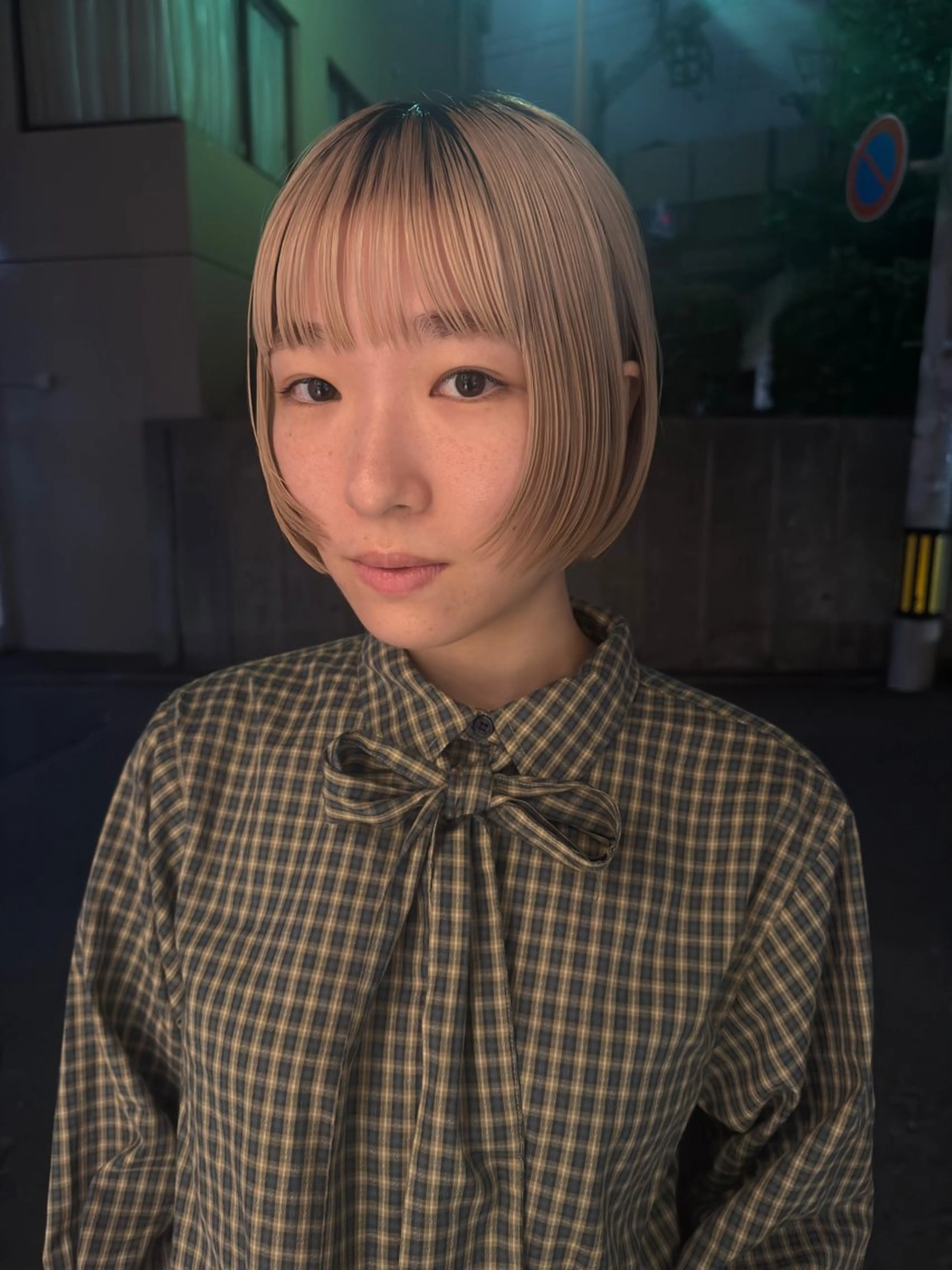 ミディアム 今泉/KAI🦓艶髪 ボブ/ミニボブのヘアスタイル