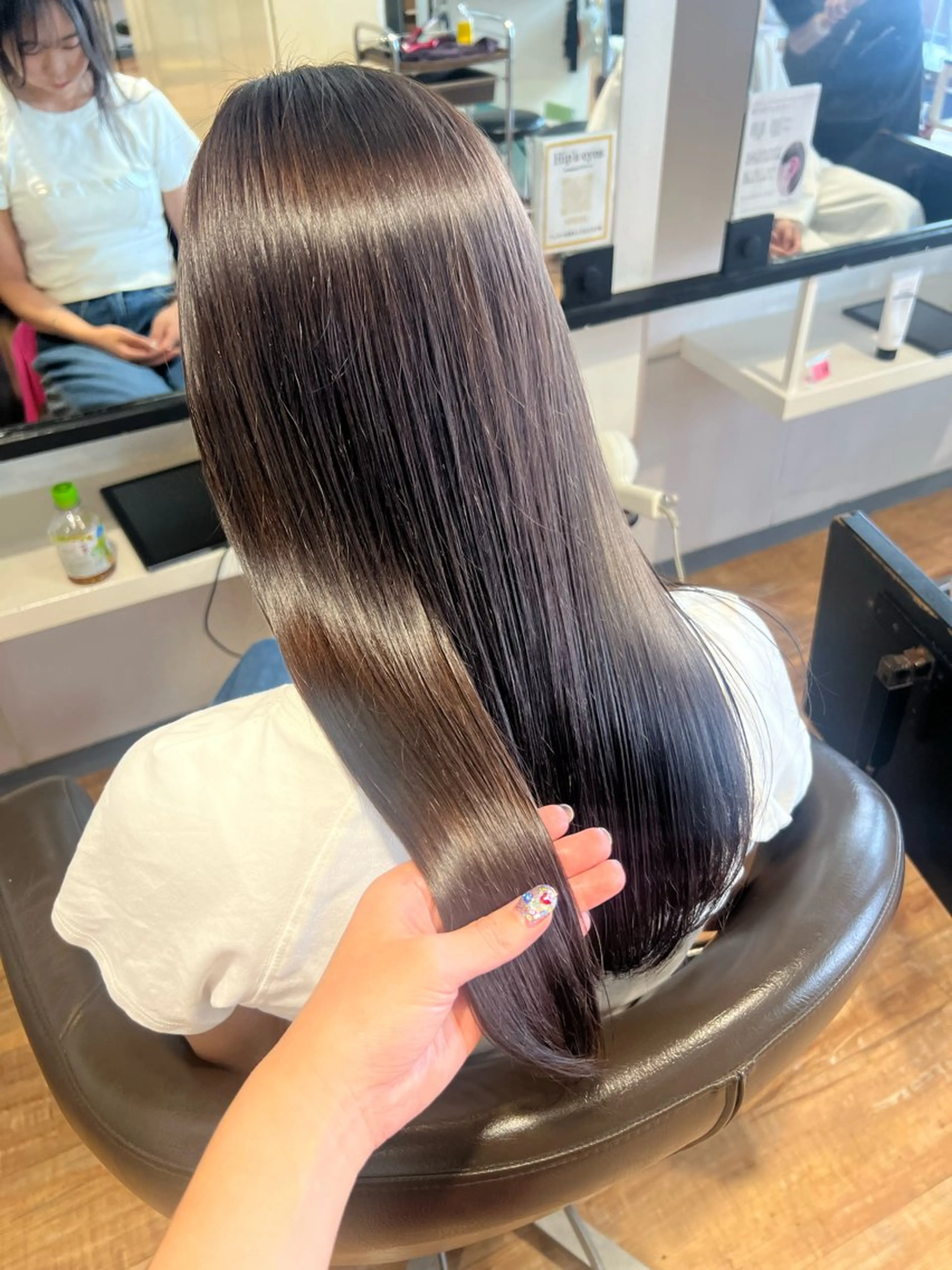 カラー アッシュ アッシュグレー ヘアカラー トリートメント インナーカラー♡ Nanakoのヘアスタイル