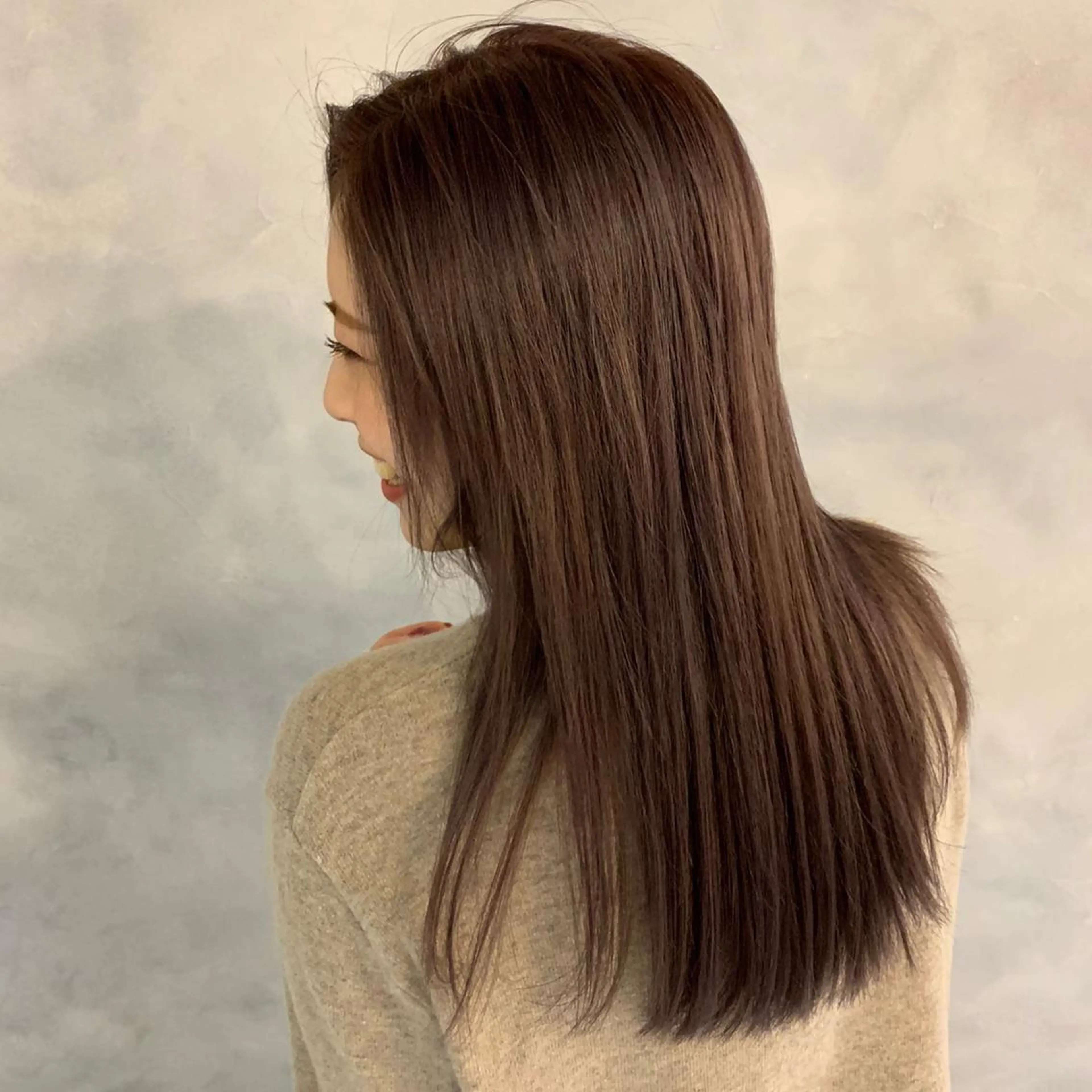 ロング カラー GO TODAY所属・ハイトーン/小顔 カット/Ayumuのヘアスタイル