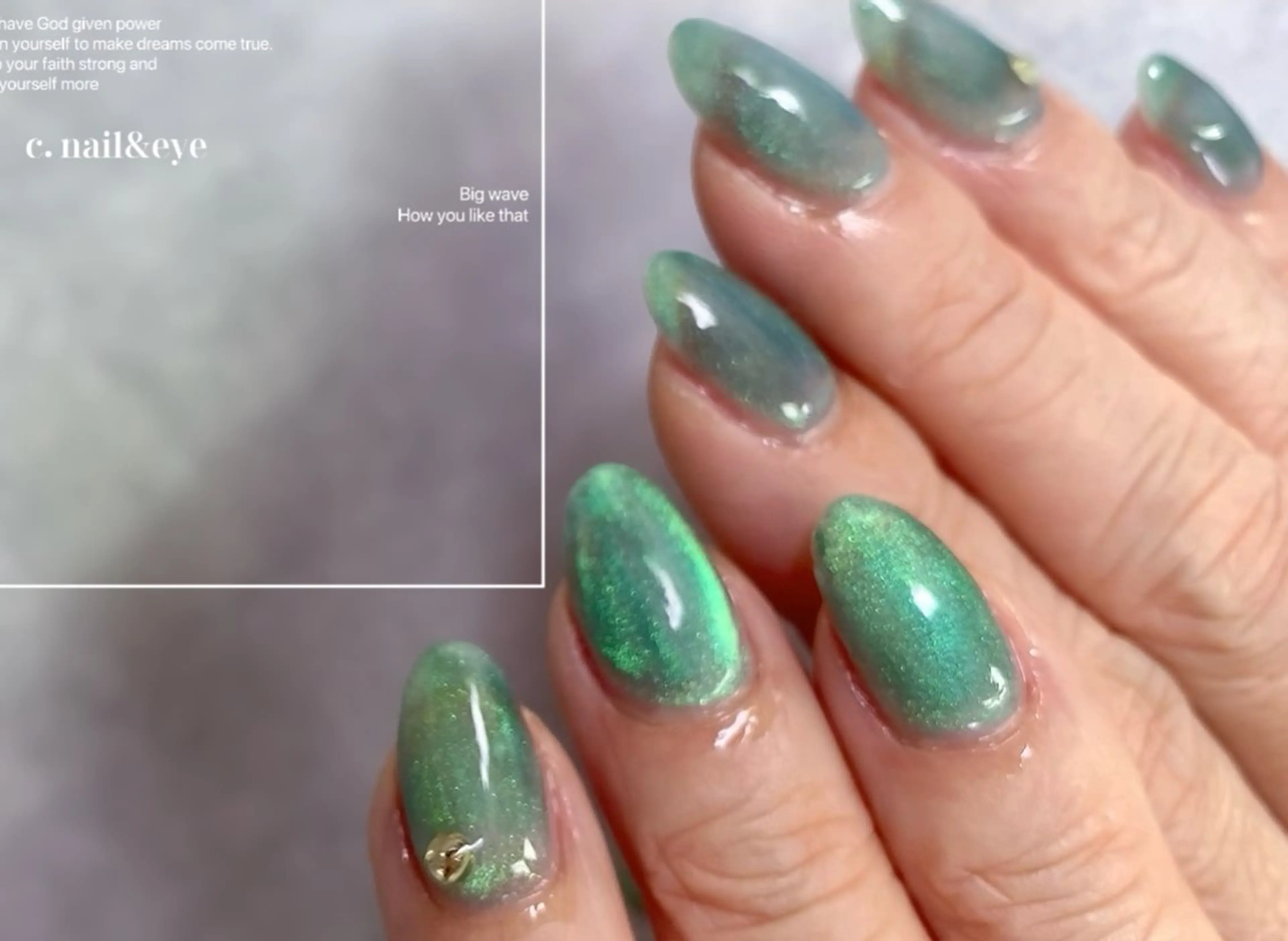 ネイル マグネットネイル C.Nail &Eye筑紫駅のネイルデザイン