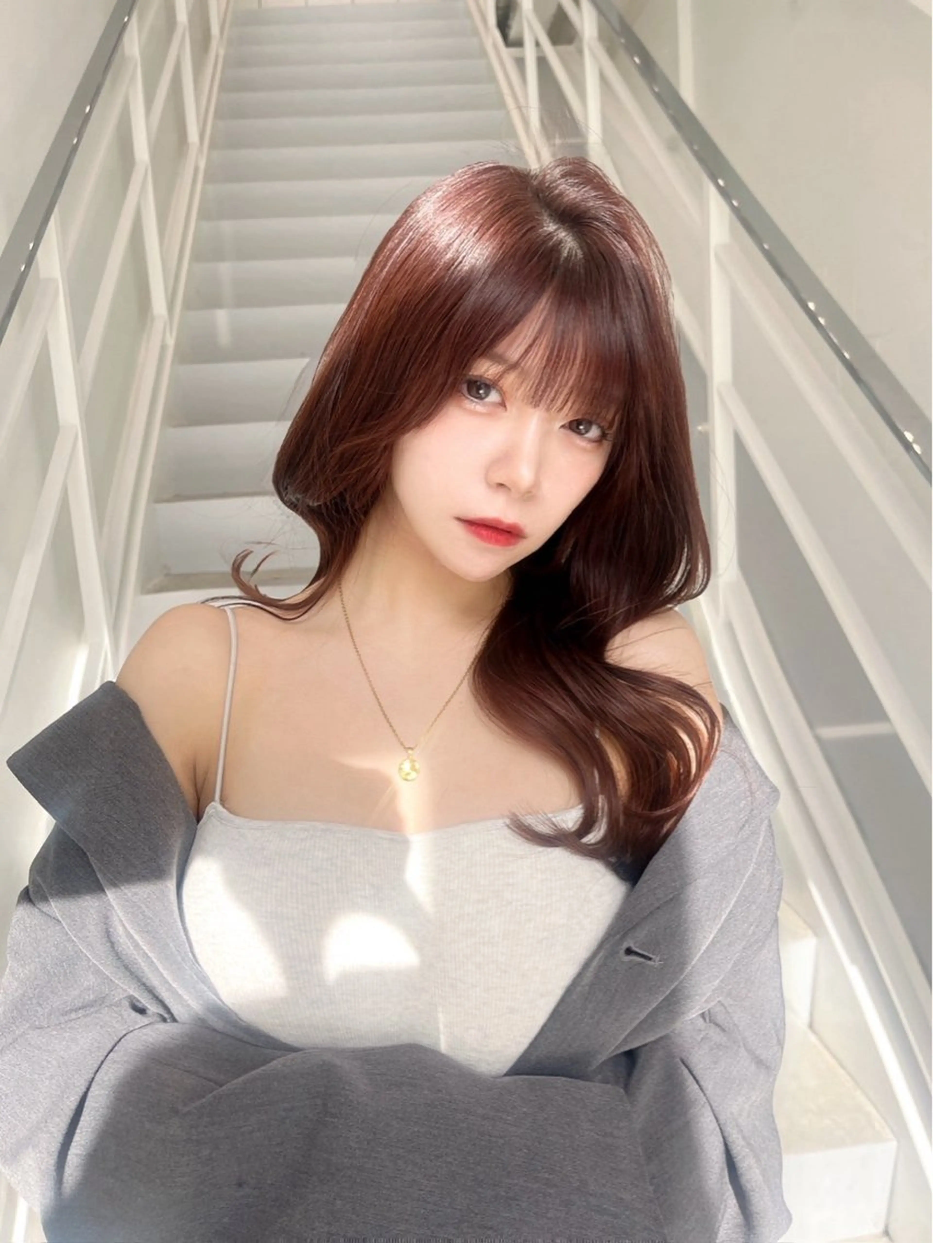 人気No.2❗️カット+ブリーチなしの痛ませない透明感カラー＋髪質改善3ステップトリートメント✨の写真