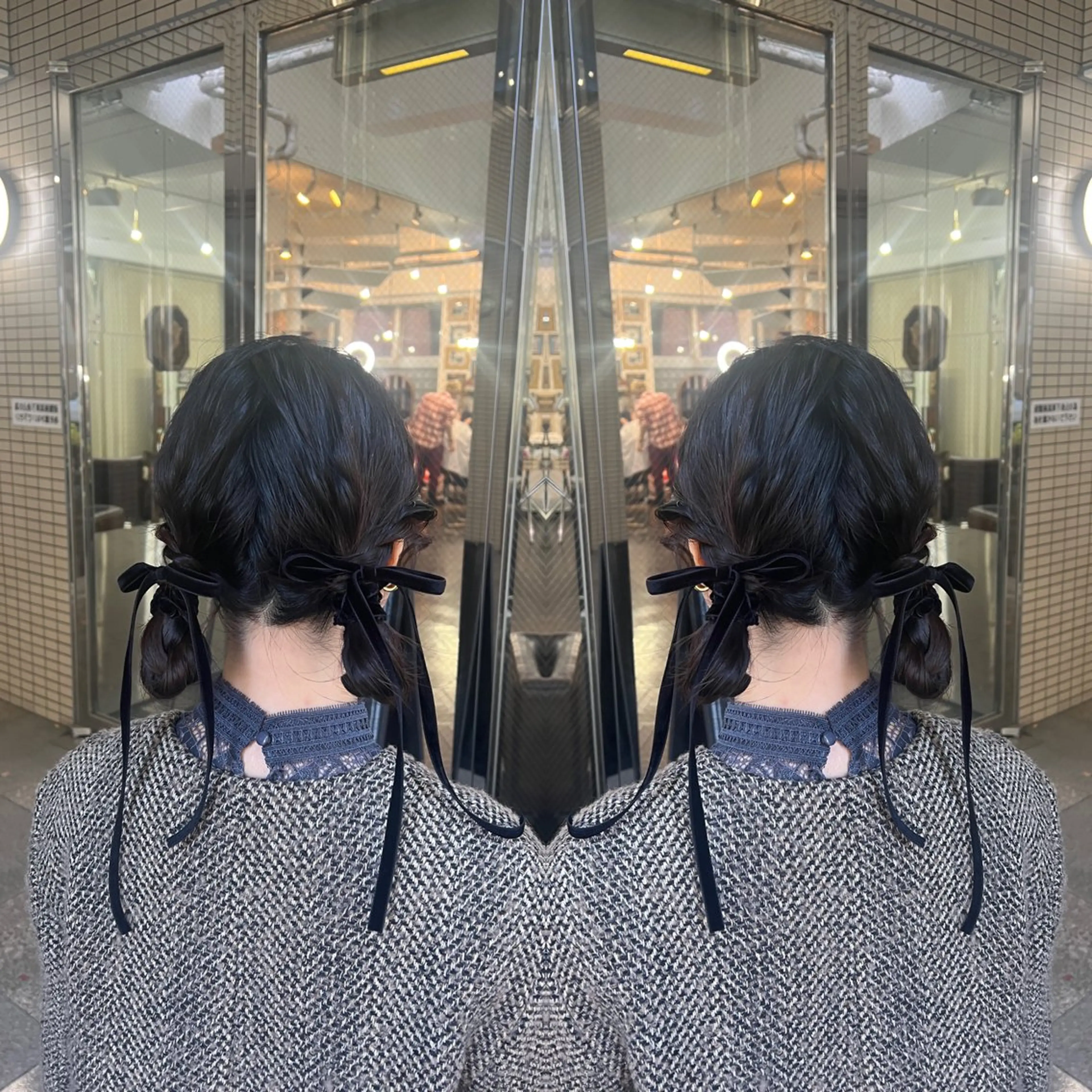 セミロング ヘアセット レイヤー/ボブ/ ミニボブ/AOIのヘアスタイル