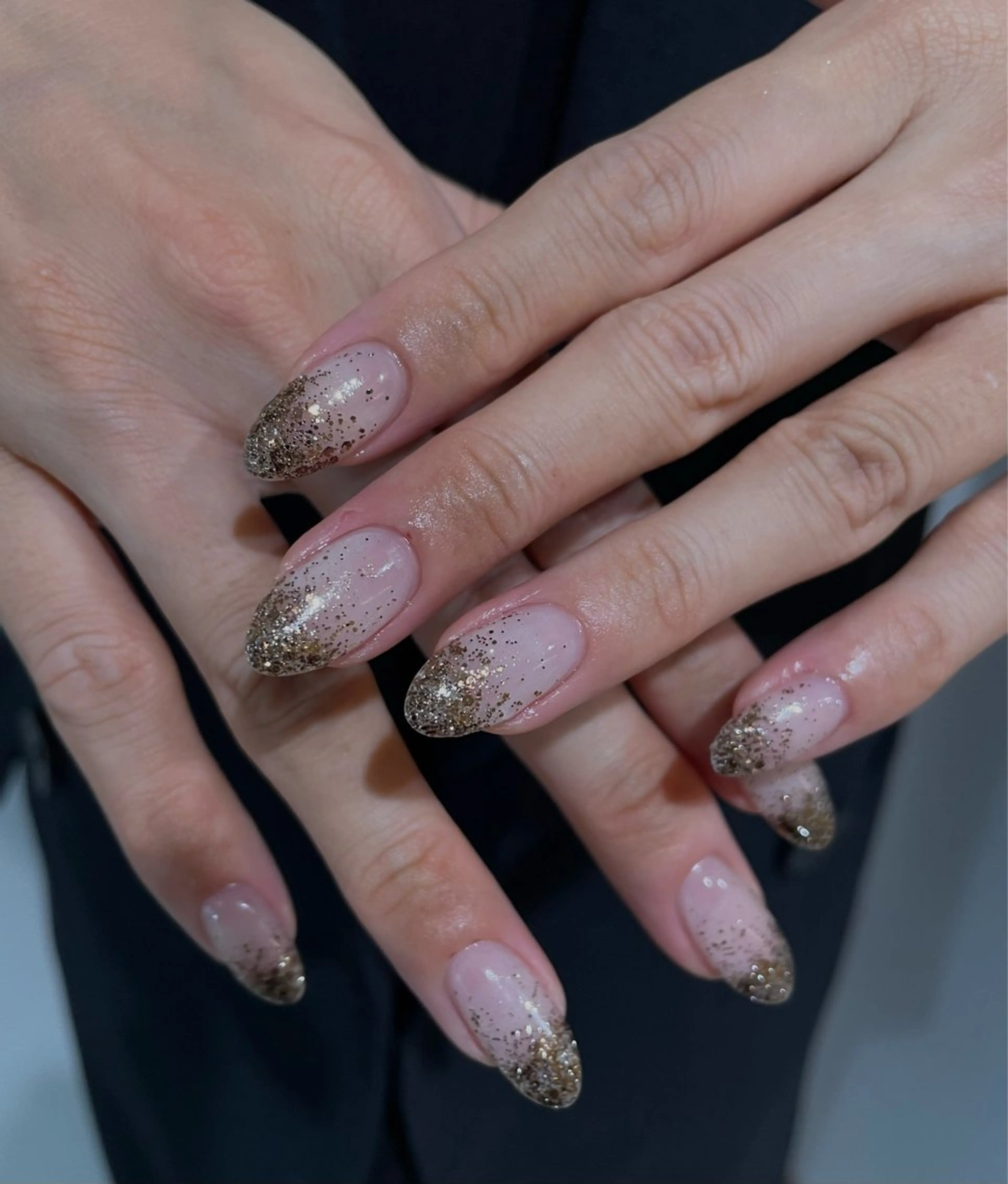 ＊ハンド＊ラメグラ/オフなし🕊️の写真