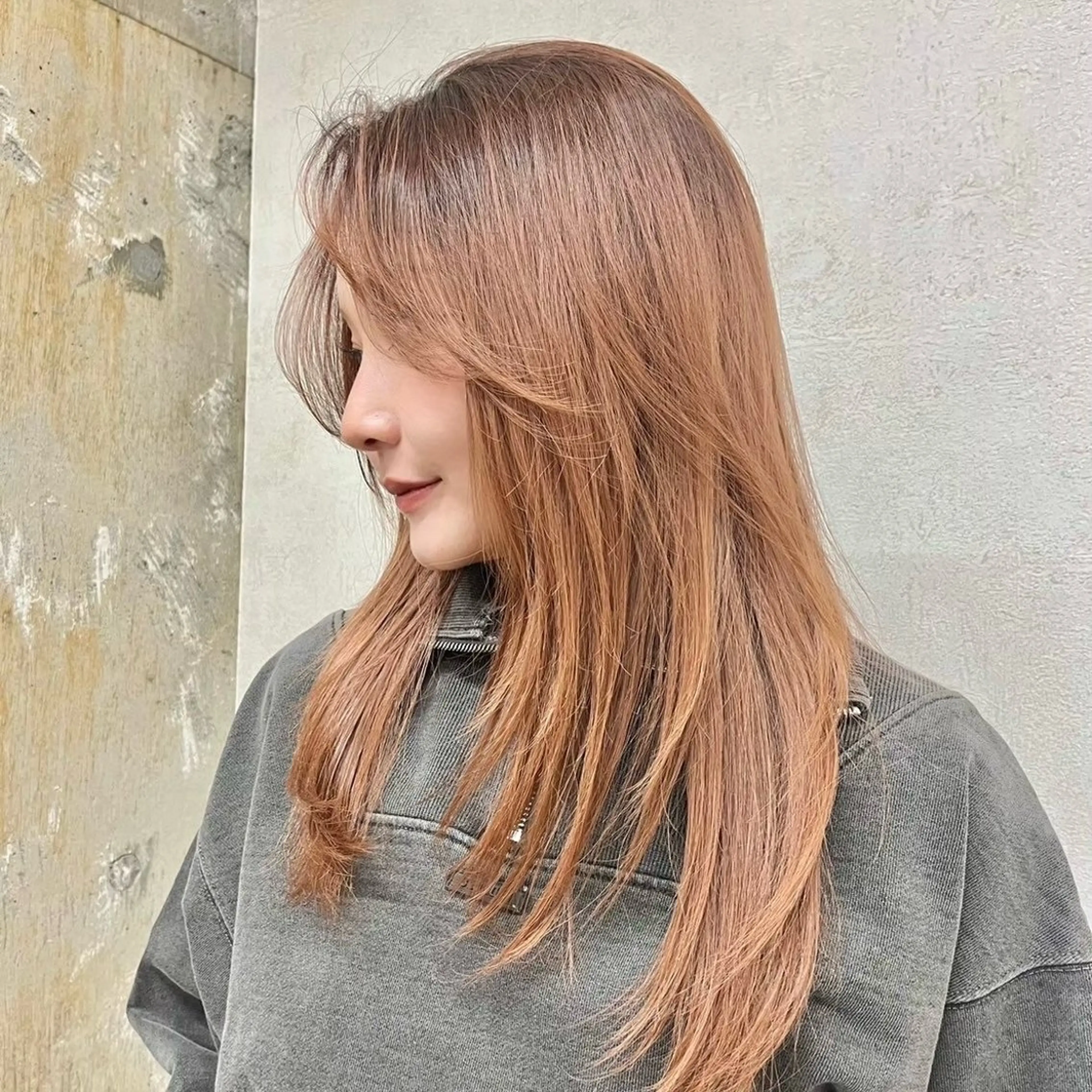 セミロング カラー メンズパーマ /髪質改善/はるたのヘアスタイル