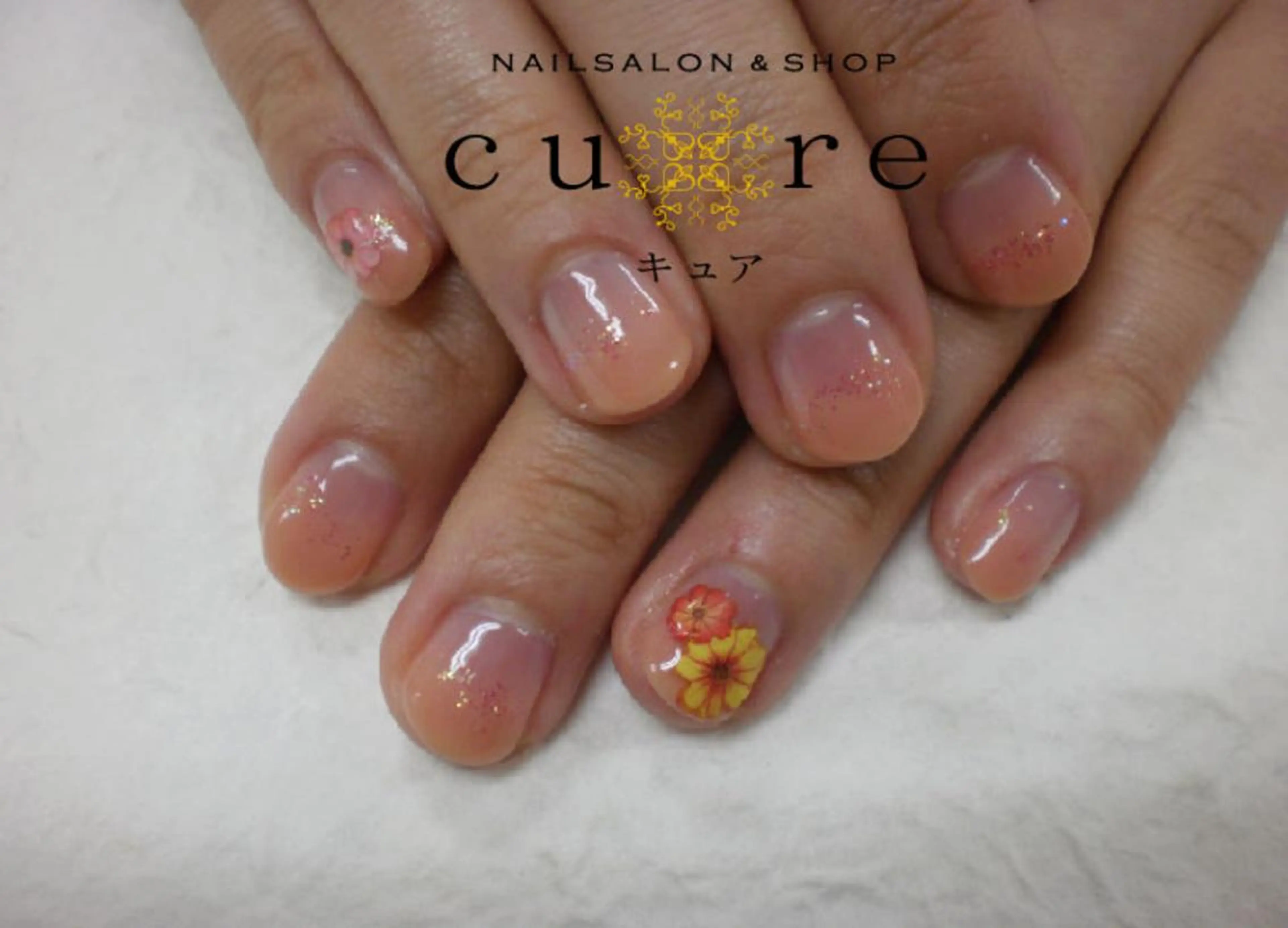 ショート ネイル ネイルサロン Cureのネイルデザイン