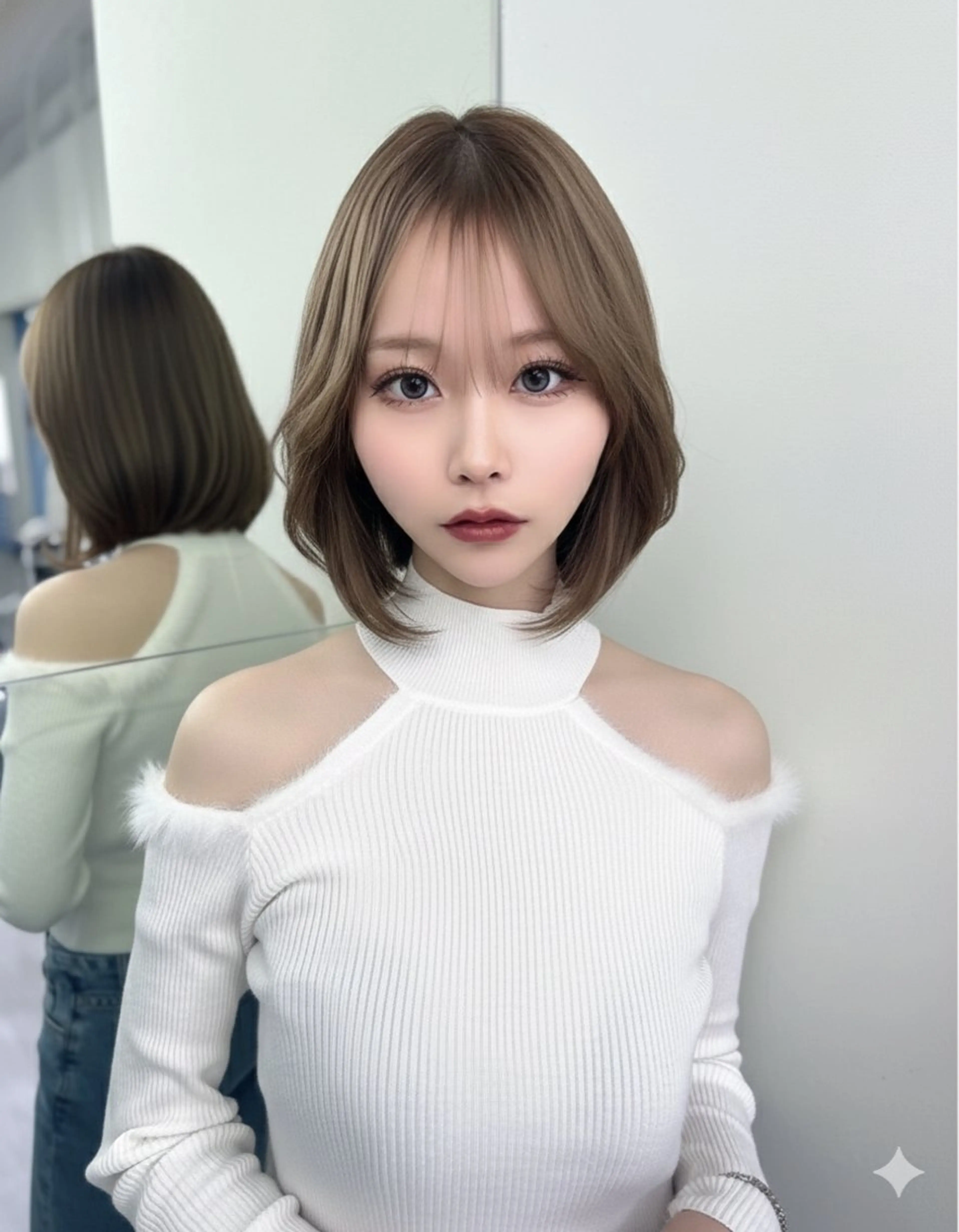 ミディアム カラー ヘアカラー トリートメント 韓国ヘア/髪質改善 TAKAHIROのヘアスタイル