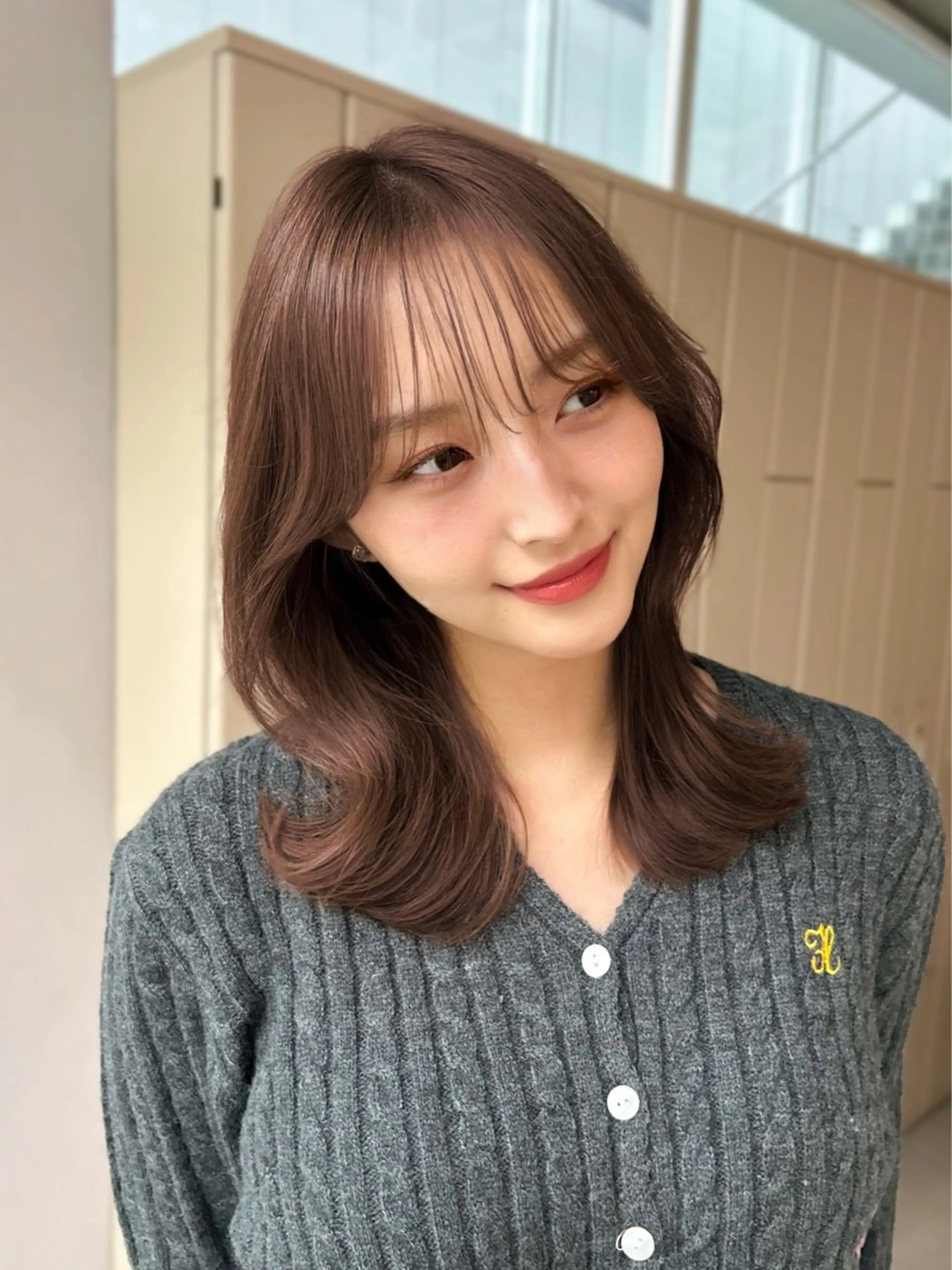 ミディアム ミディアムヘア Chifumiのヘアスタイル