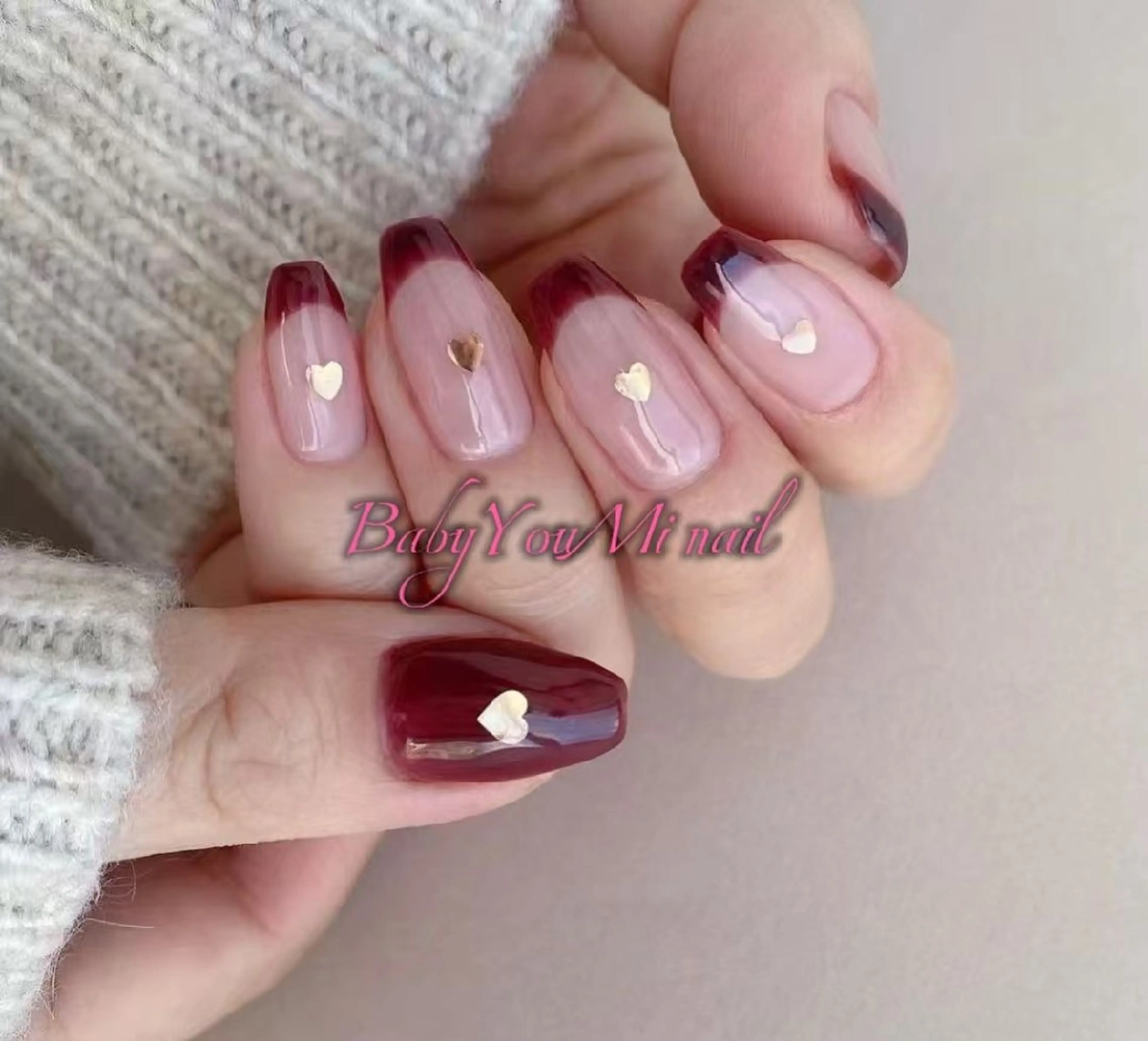 ネイル オーロラネイル フラワーネイル フットネイル フレンチネイル ジェルネイル ハンドネイル Oomiya 服部のネイルデザイン