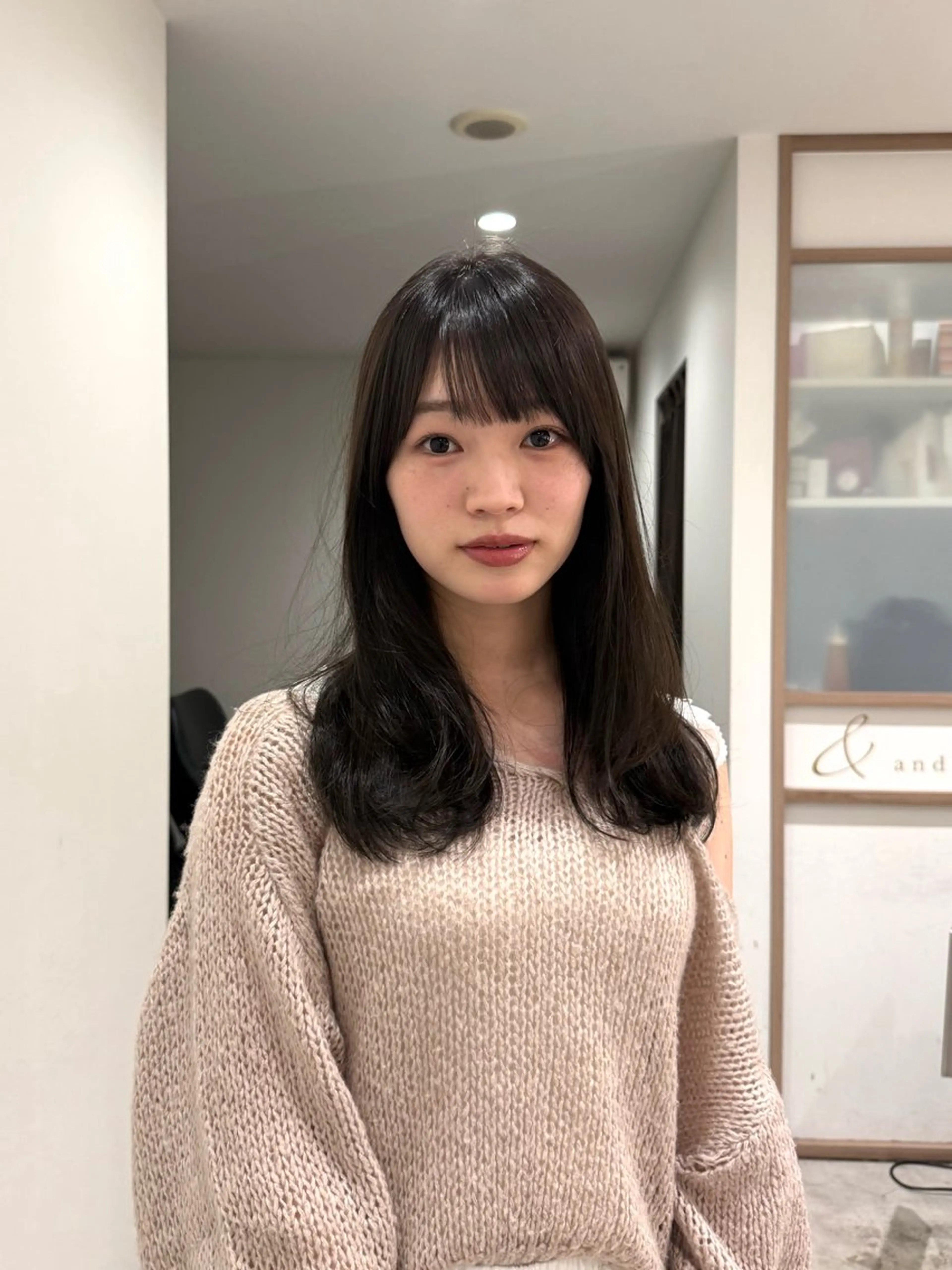 ミディアム カラー カット ヘアカラー トリートメント 🐕‍🦺似合わせ 🐕‍🦺akariのヘアスタイル