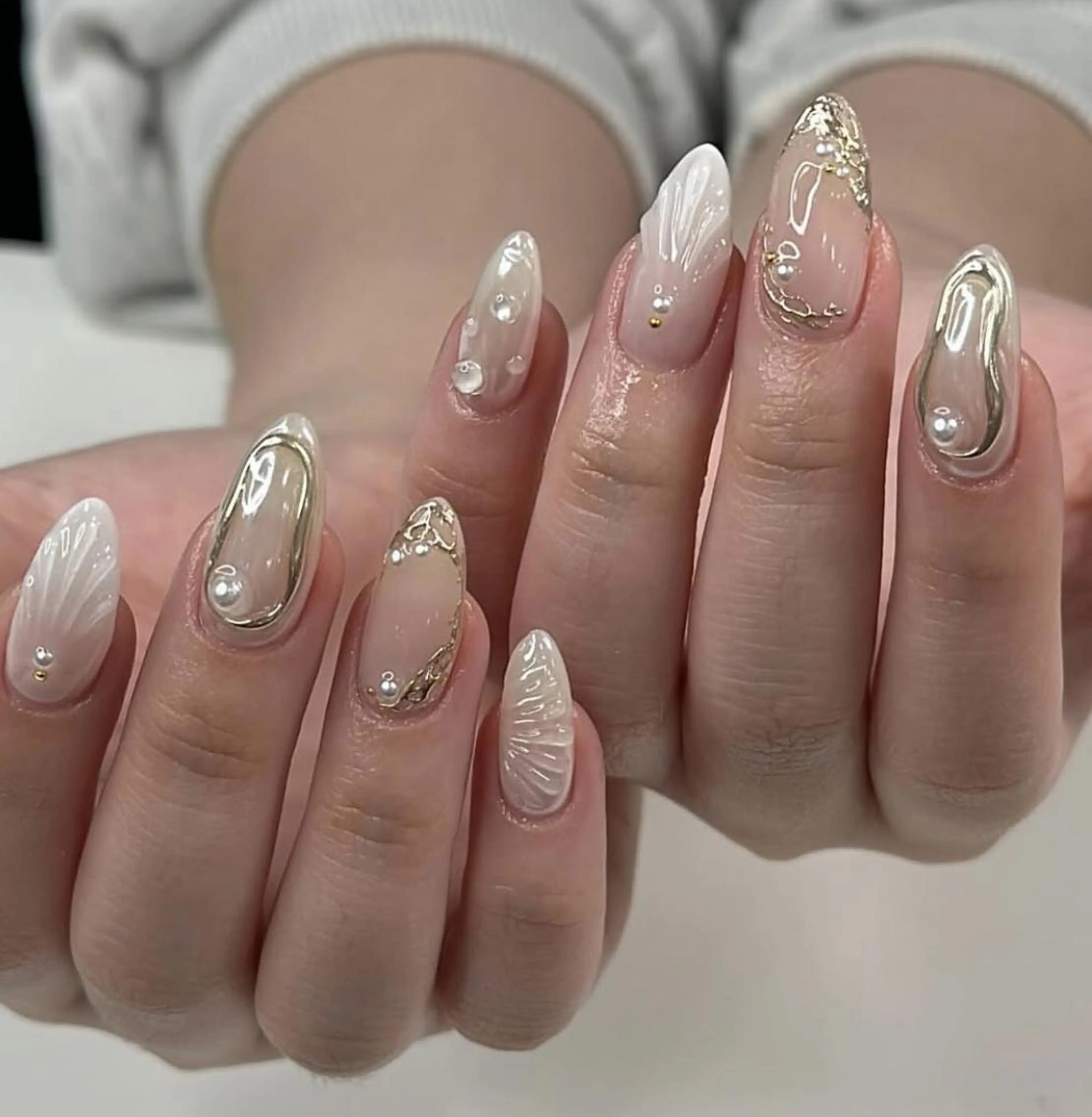 ネイル 持ち込み ハンドネイル TABI ANA.CHUOのネイルデザイン