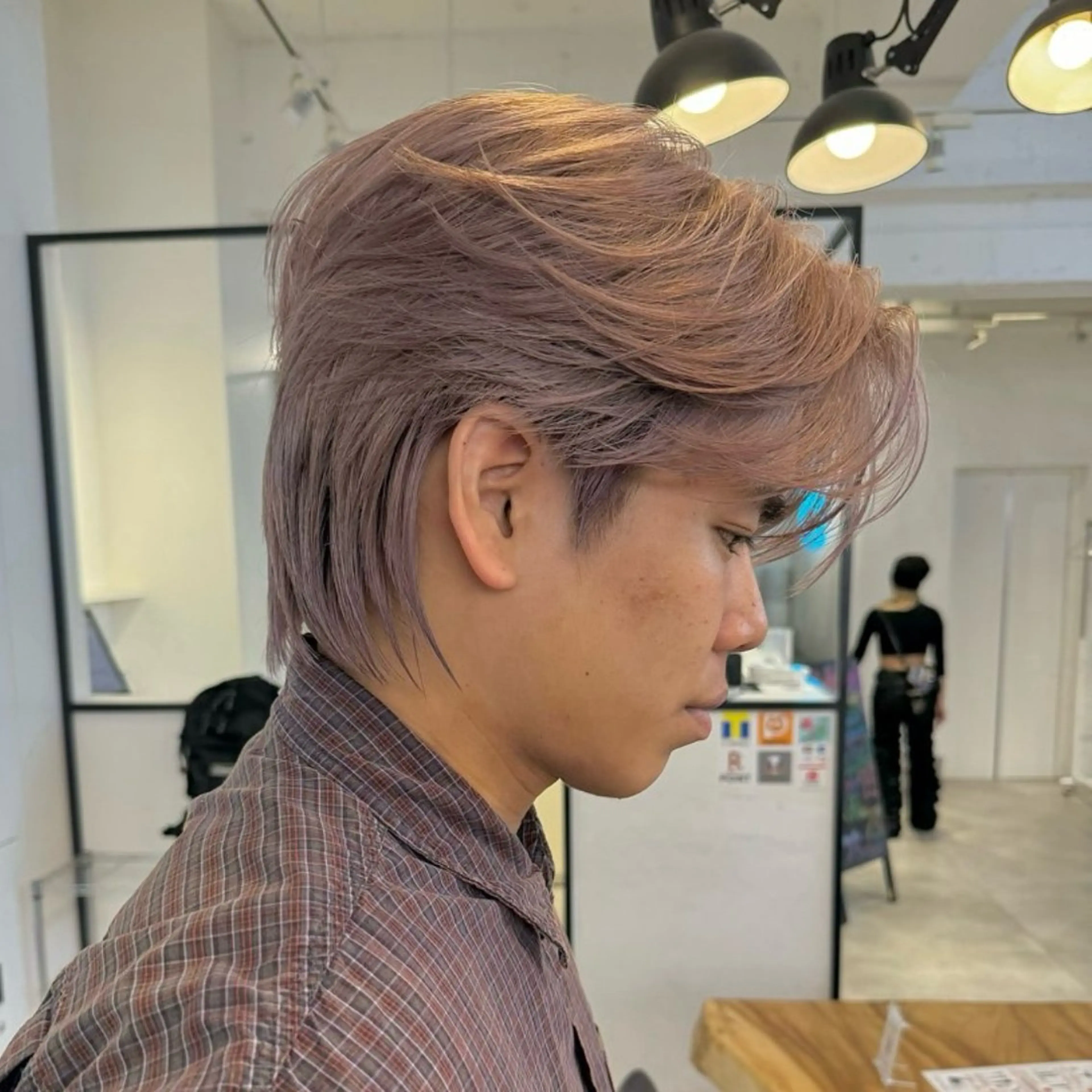 ショート カラー メンズ カット ヘアカラー ハイトーン/パーマ/ メンズ / 櫻本🌐のヘアスタイル