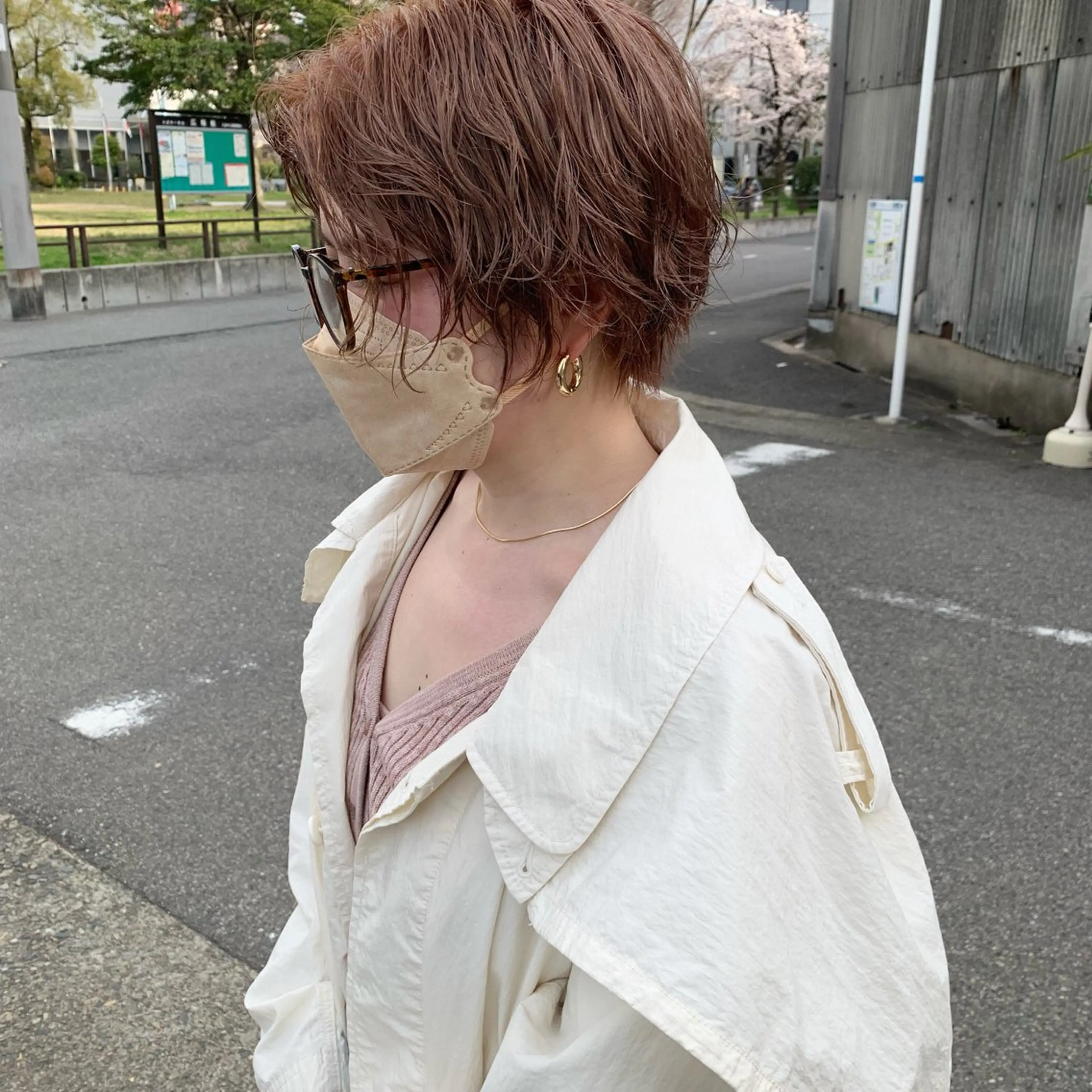 ショート パーマ カット パーマ 【ブリーチパーマ】 宮田浩章のヘアスタイル