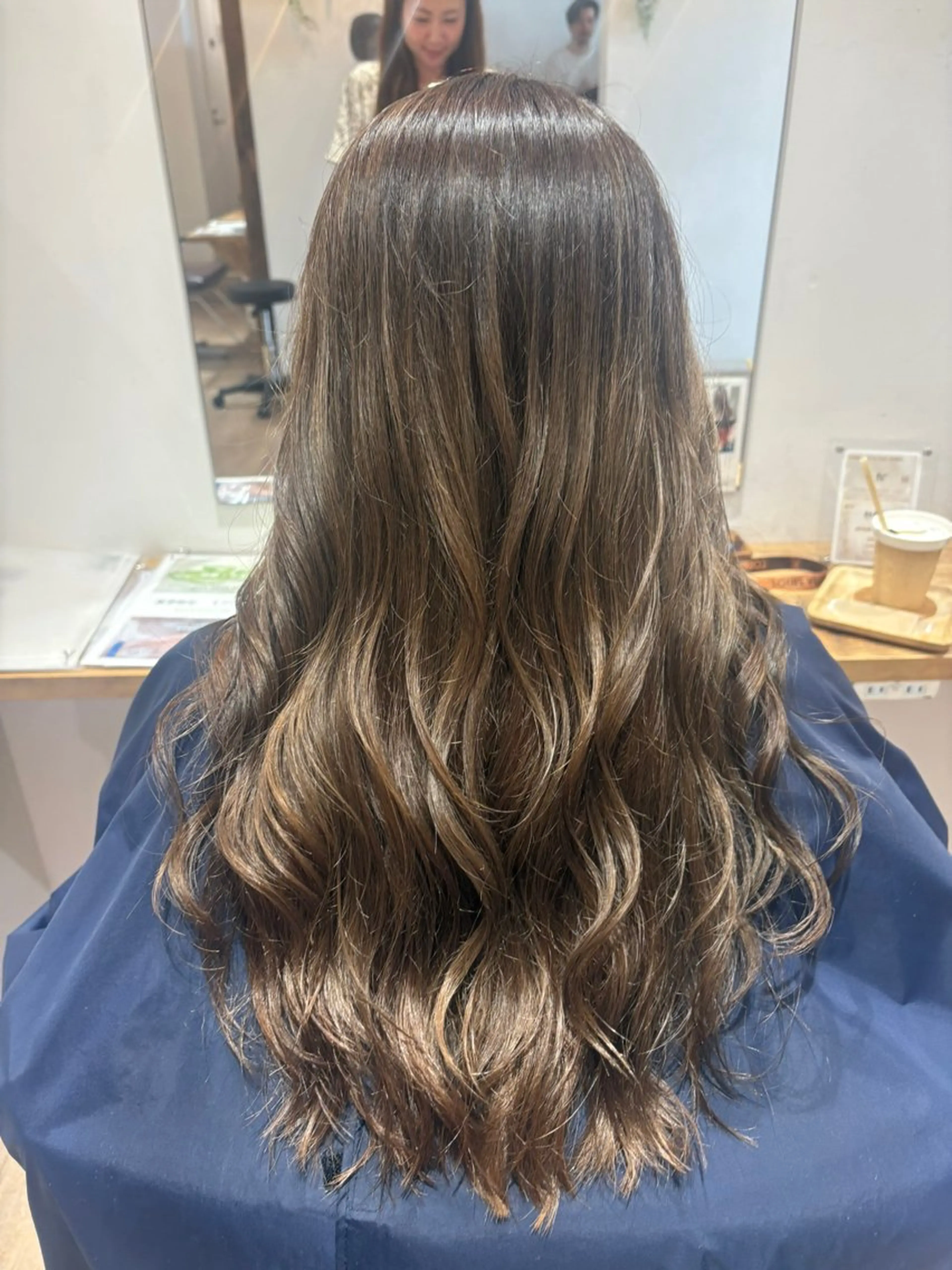 ロング カット ヘアカラー トリートメント diarスタイリスト 山田のヘアスタイル