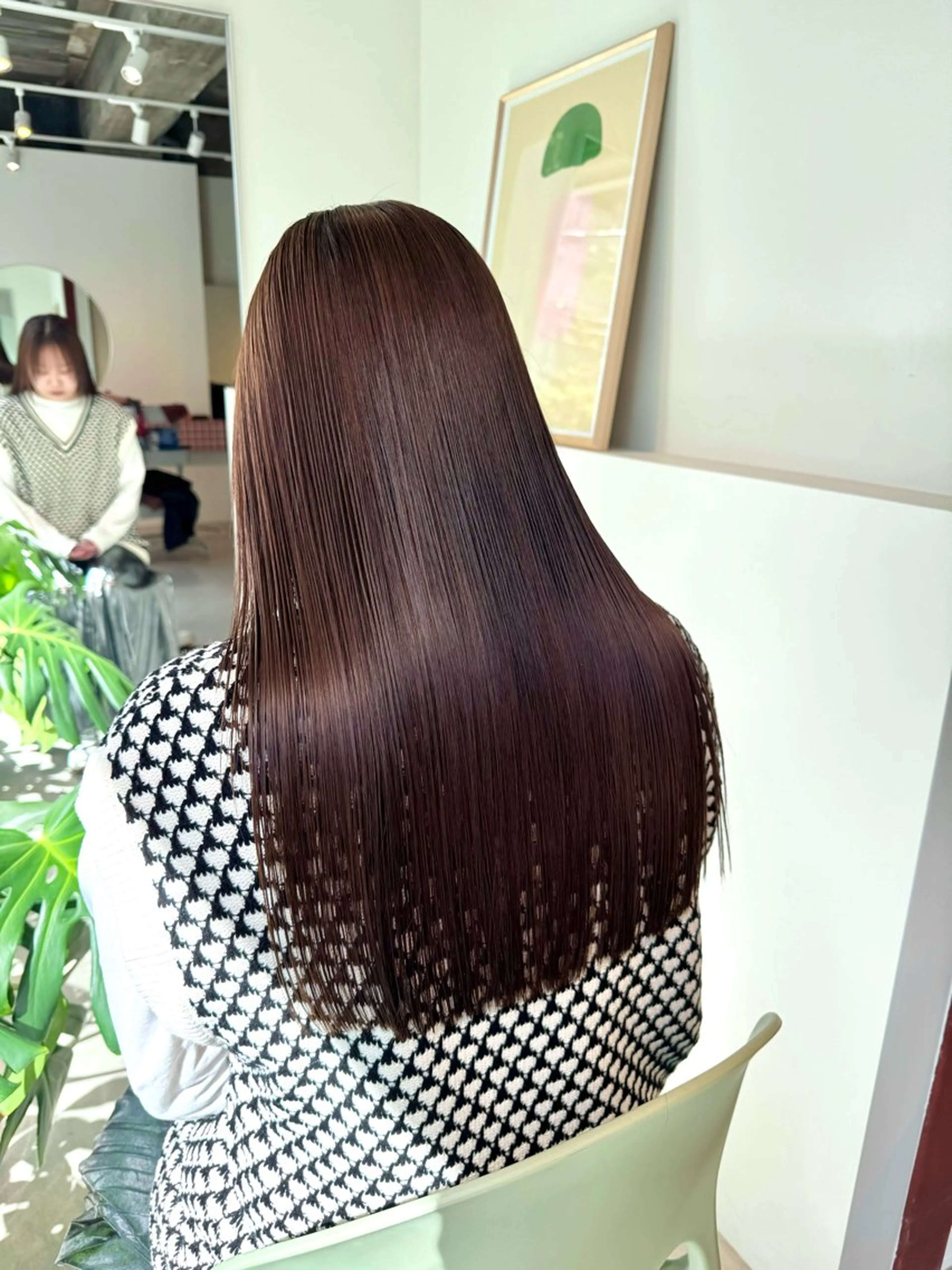 ロング アッシュ ボブ 髪質改善 レイヤーカット ロング eto所属・髪質改善スペシャリス ト長尾勇弥/梅田中津のヘアスタイル