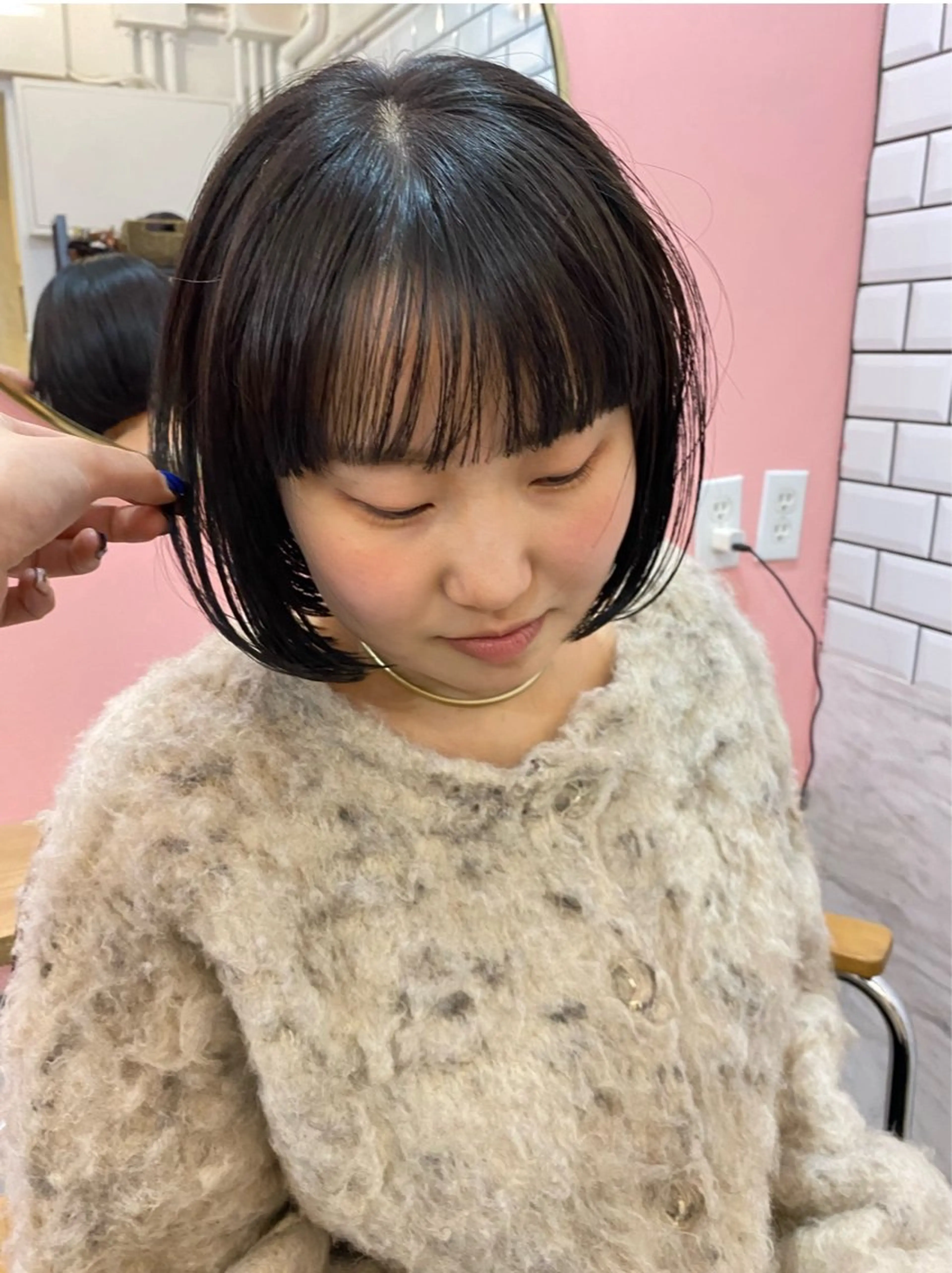 ショート カット ヘアカラー 捺葵 @72tomi__のヘアスタイル