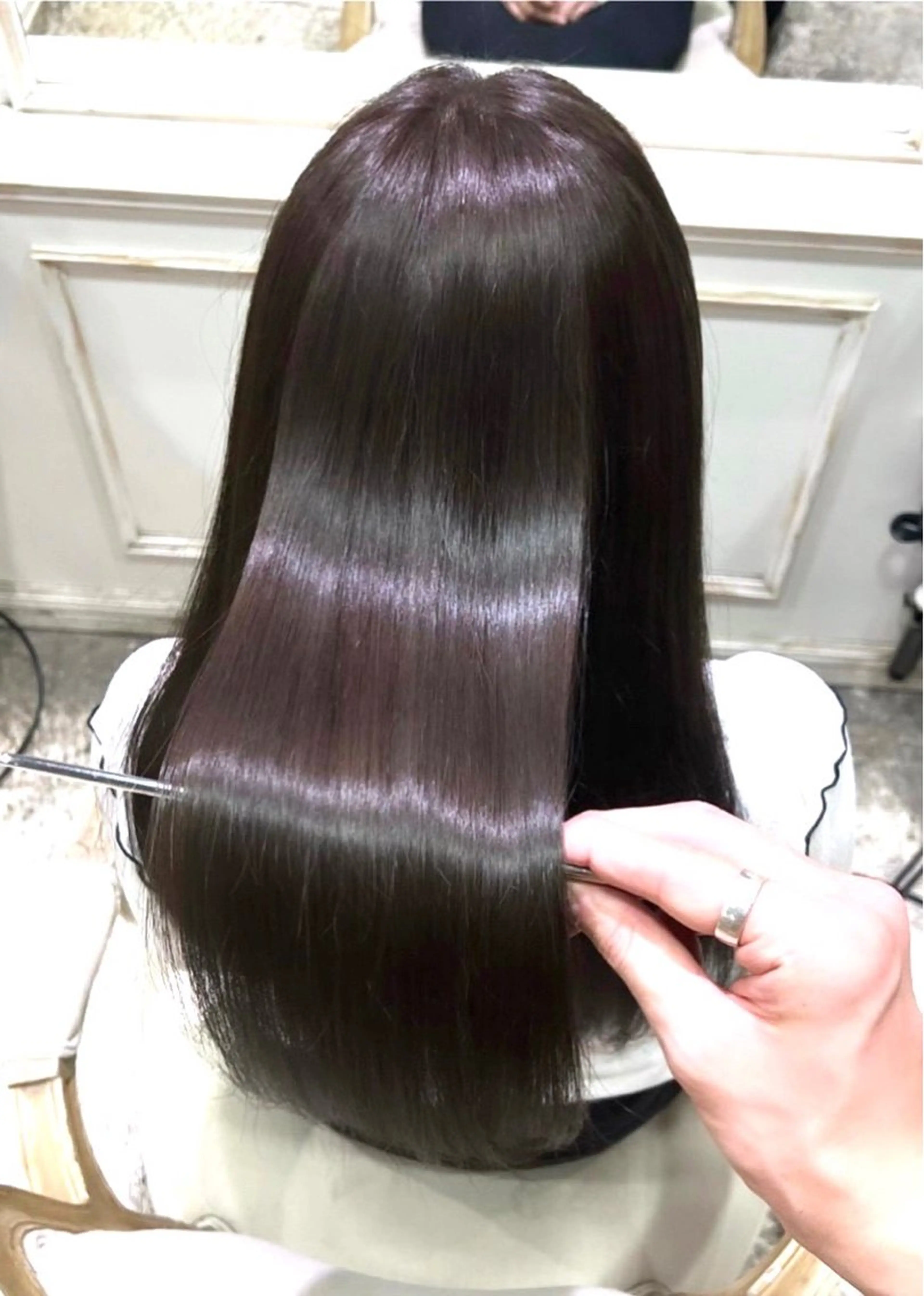 ミディアム カラー 🌷横浜/レイヤー /艶カラー🌷のヘアスタイル