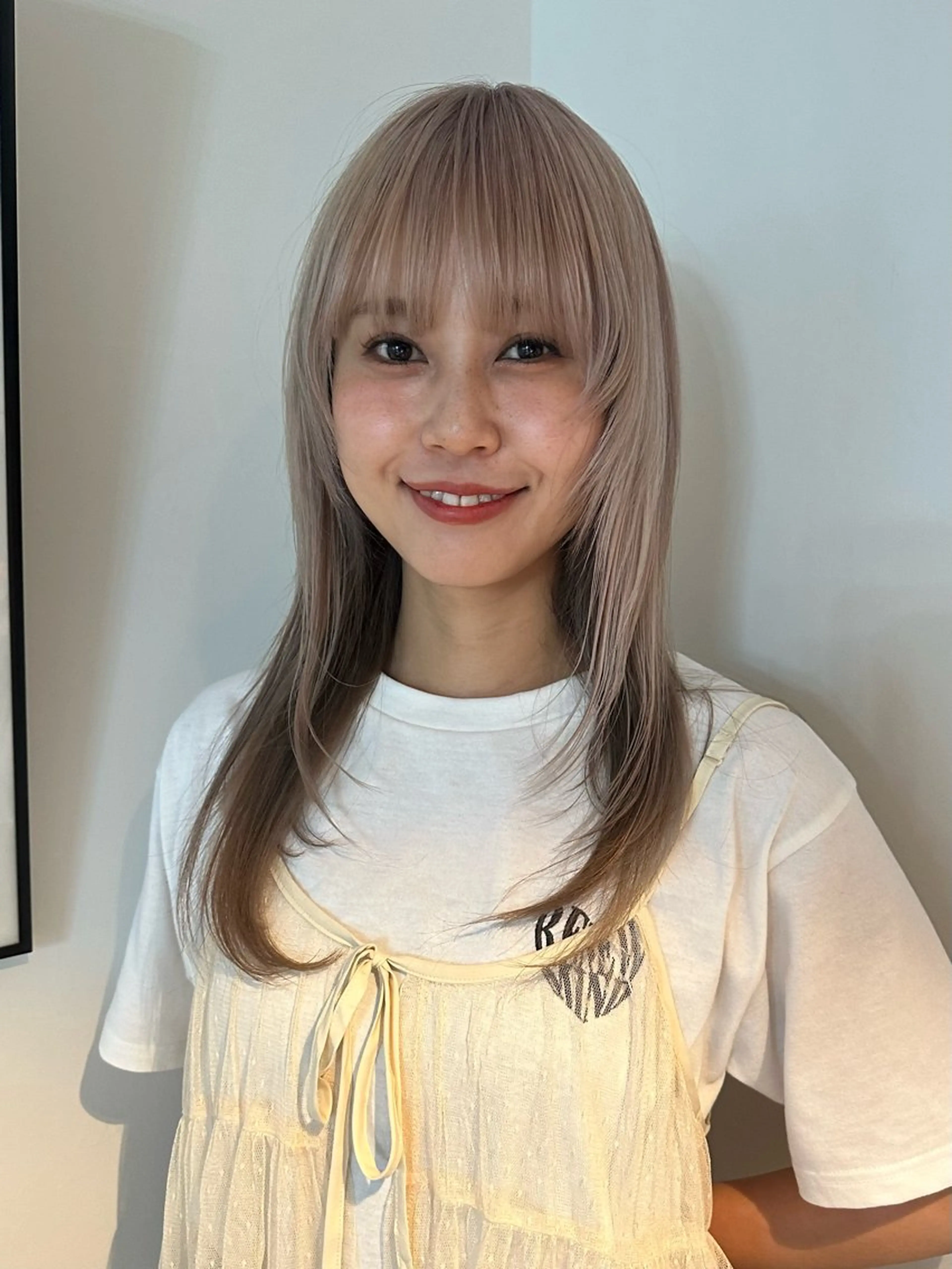 ロング カラー カット ヘアカラー 🎀オイダイラ モモカ🎀のヘアスタイル