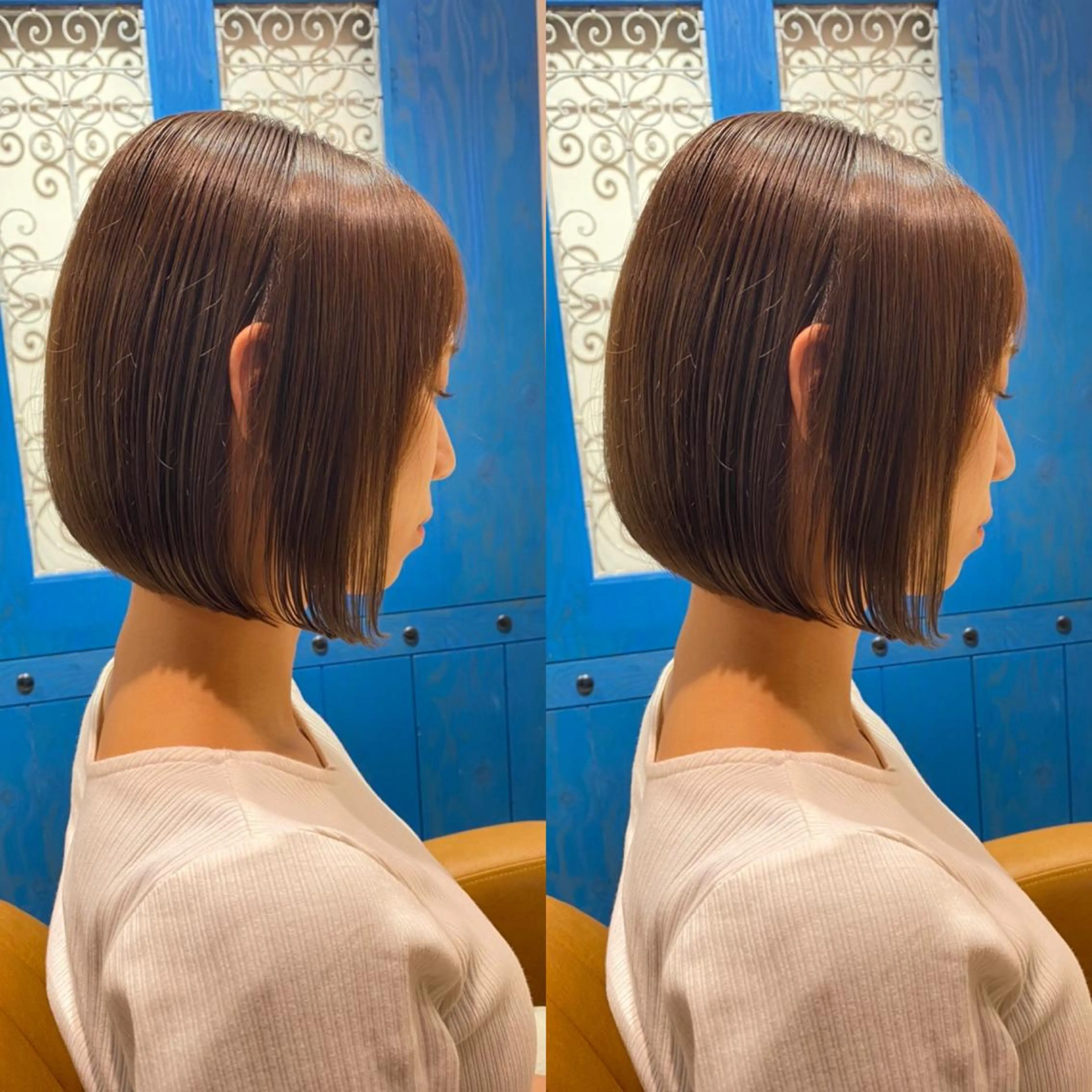 ミディアム カラー MIKU /ボブ/外ハネボブのヘアスタイル