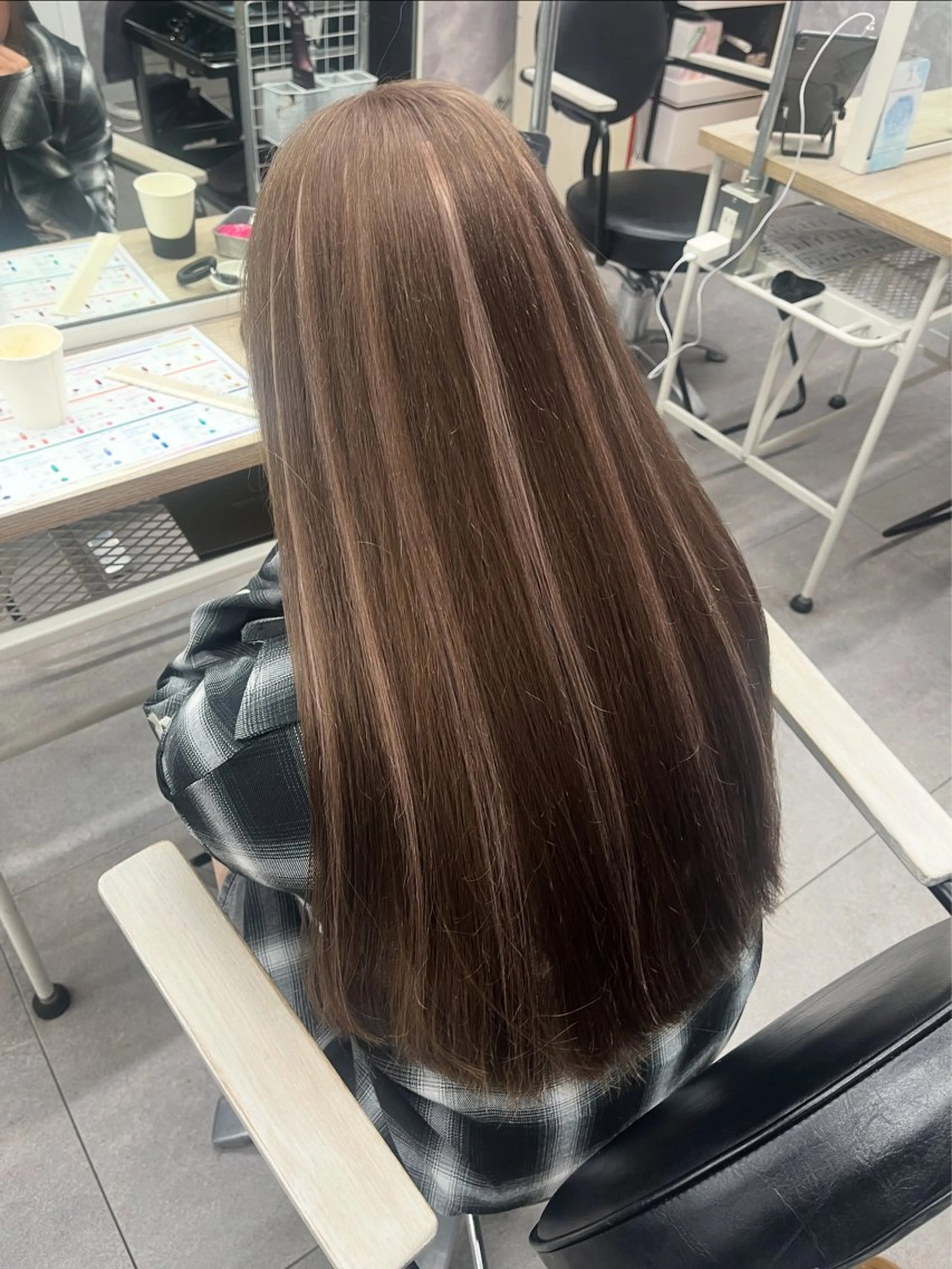 ロング カット ヘアカラー トリートメント ⚜️抜け感×艶カラー ⚜️ちづるのヘアスタイル