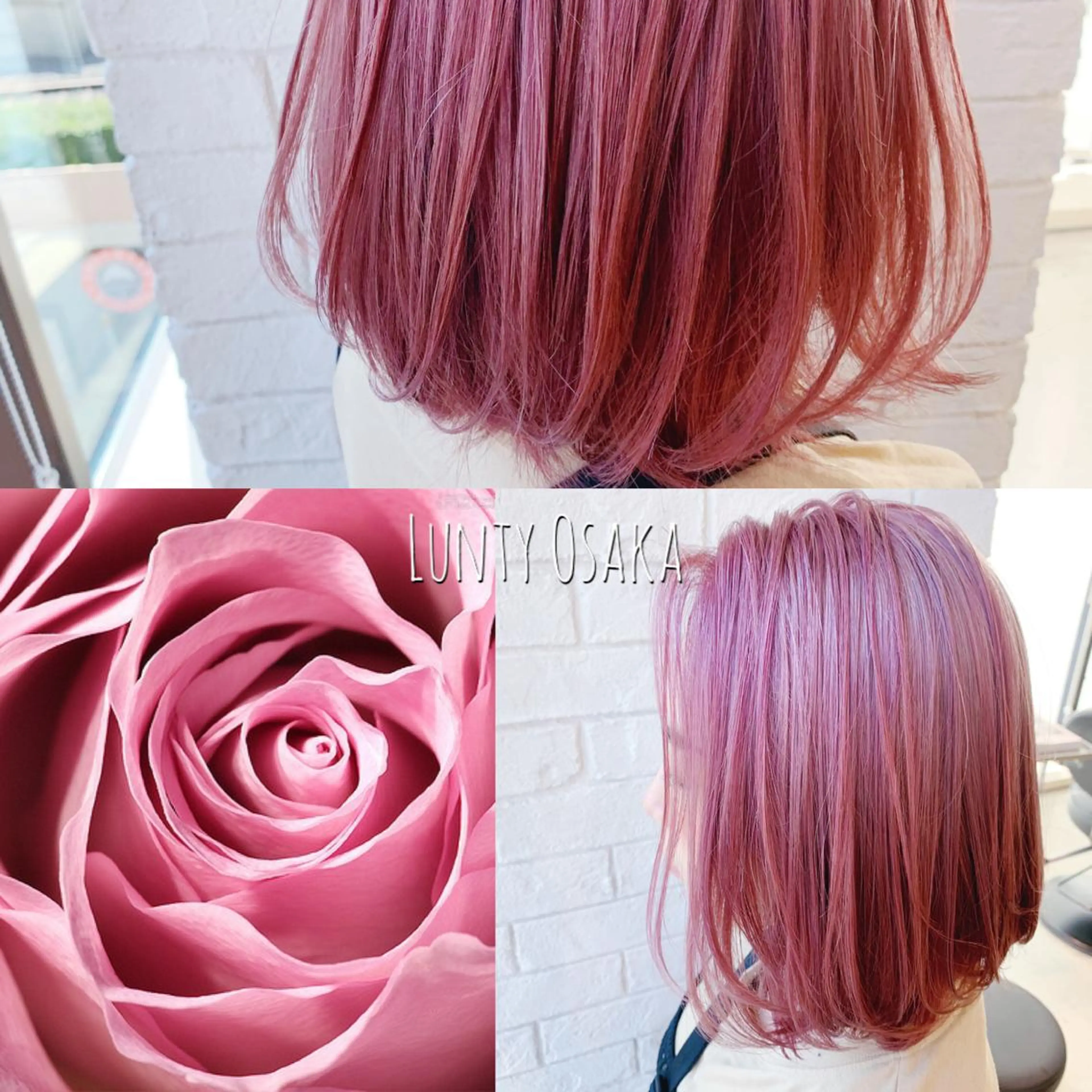 ミディアム カラー enn. bleach by t.a.g所属・枚方/樟葉駅 ３分 enn. AKIRAのヘアスタイル