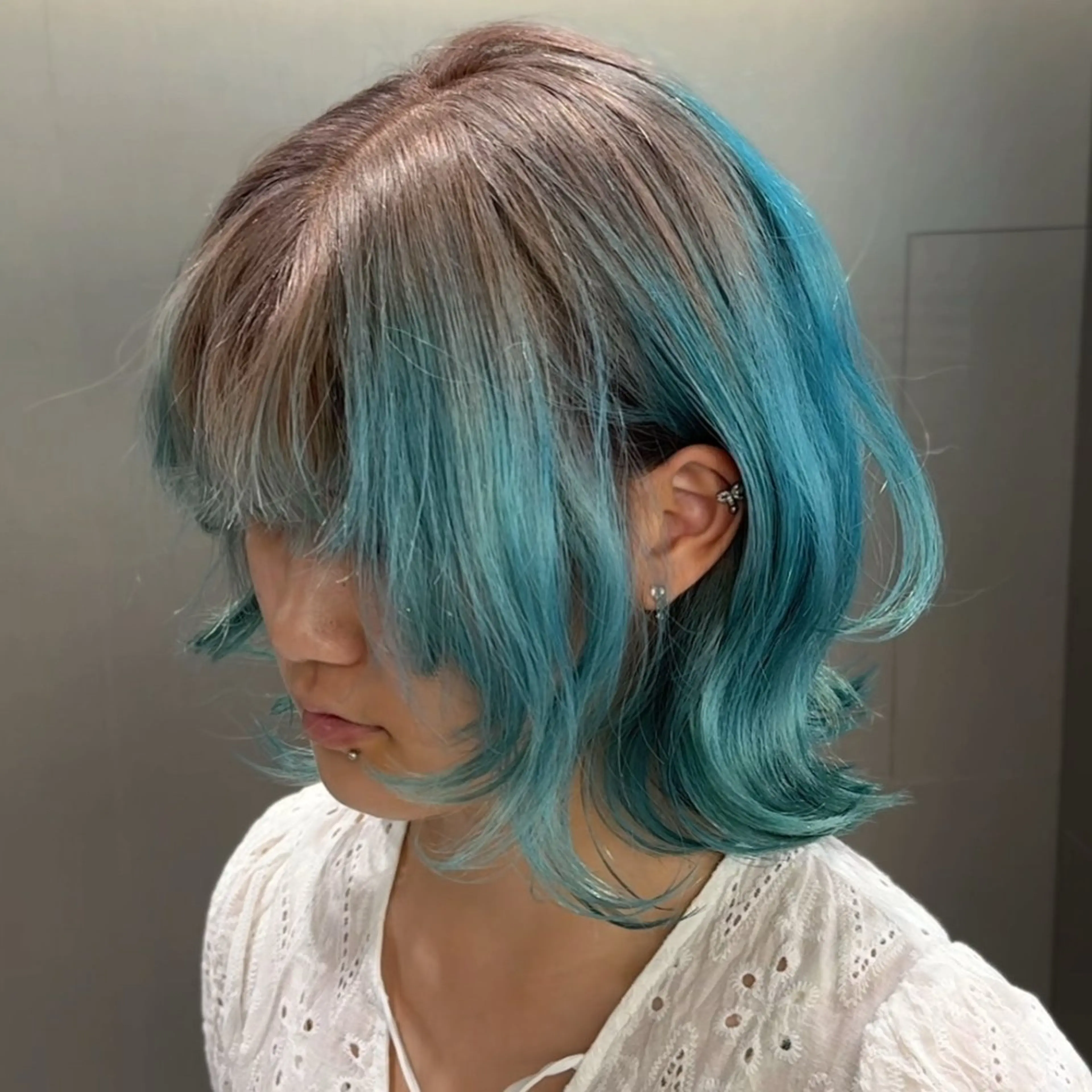 ショート カラー ヘアカラー ハイトーン/デザイン カラー／悠斗のヘアスタイル