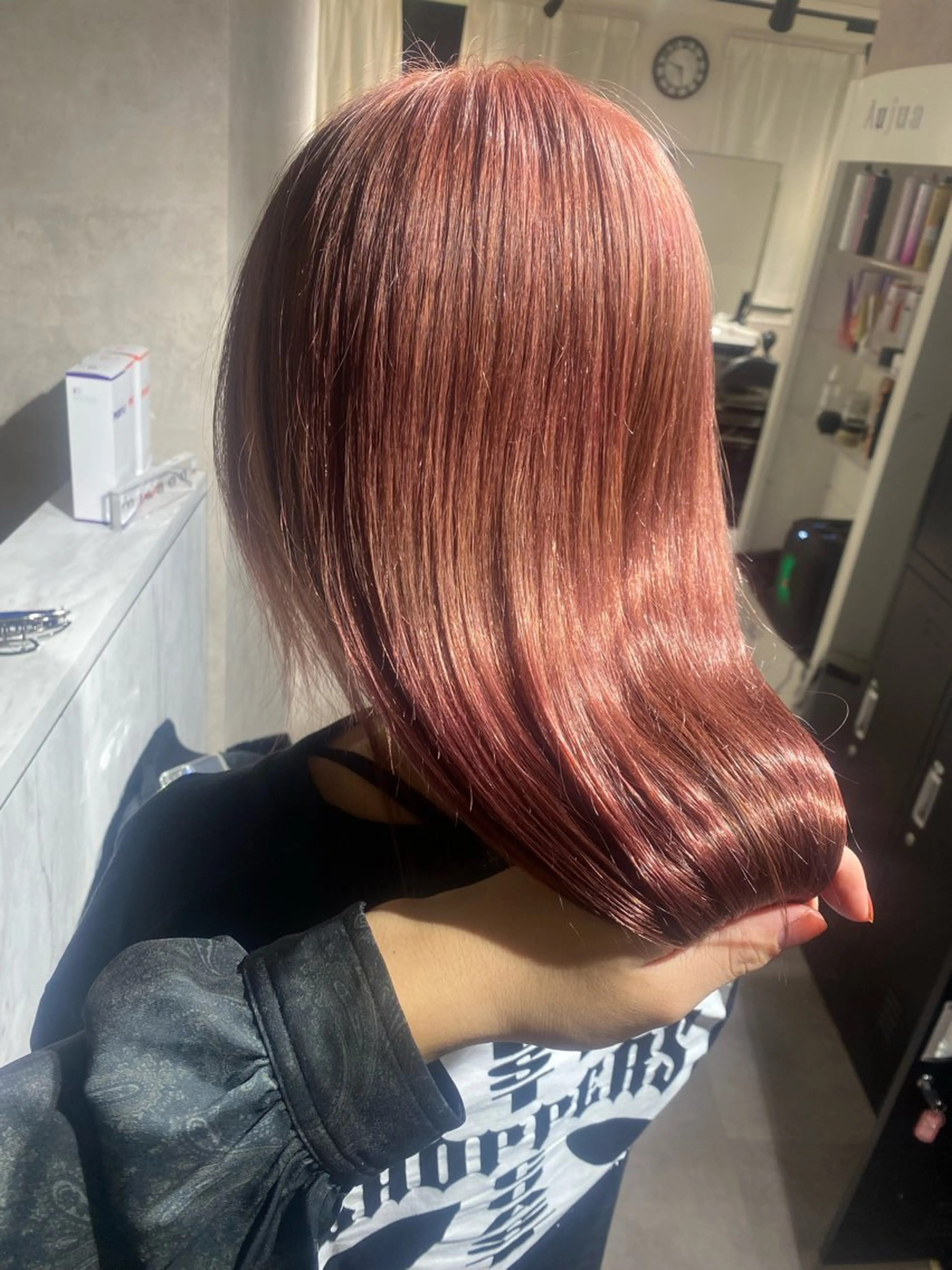 カラー ブラウンカラー ピンクカラー カット ヘアカラー Seleneコウキ ブリーチ/ハイトーンのヘアスタイル