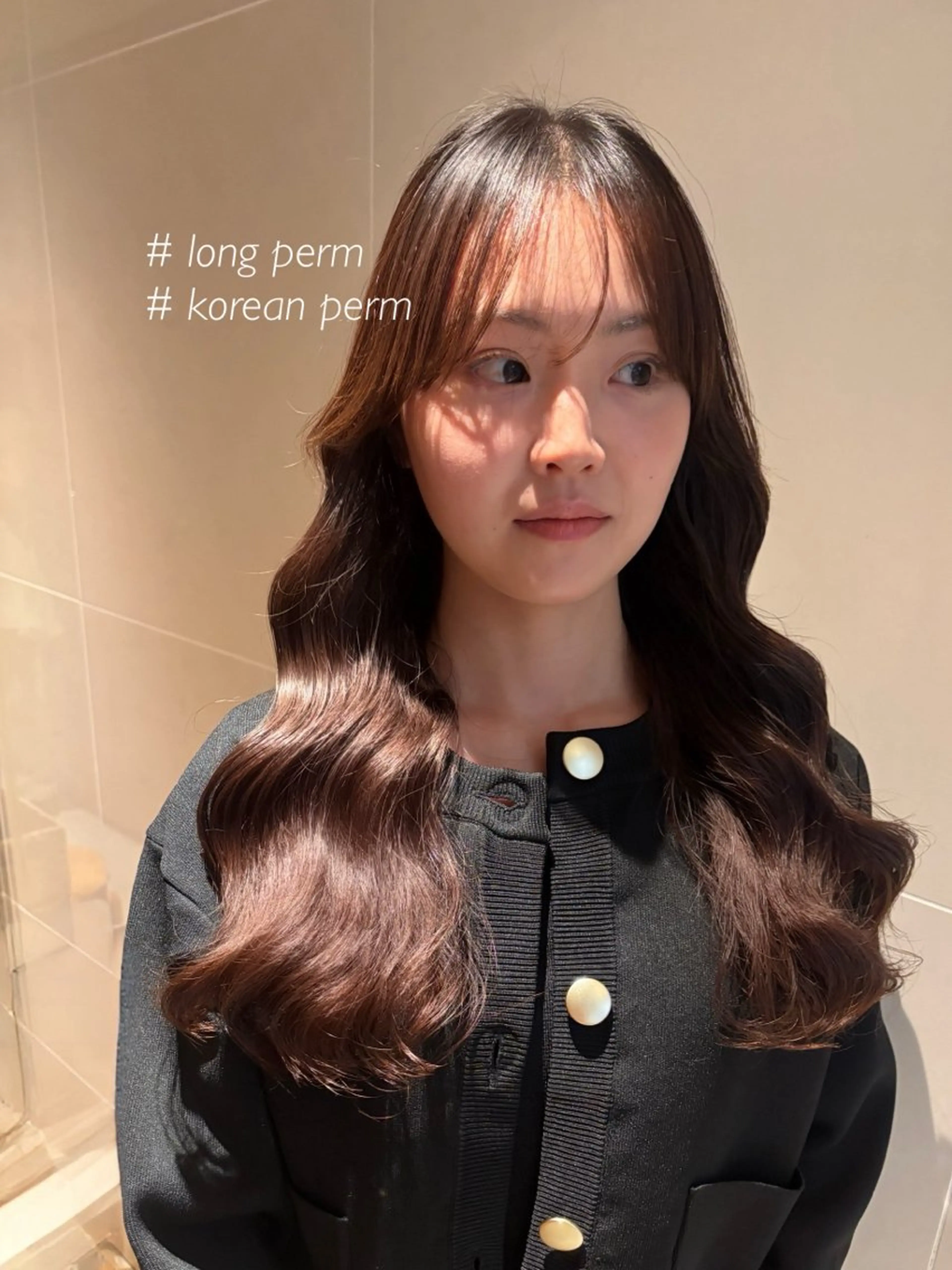 パーマ カット パーマ 韓国風パーマ/ オリーブ🇰🇷あゆのヘアスタイル