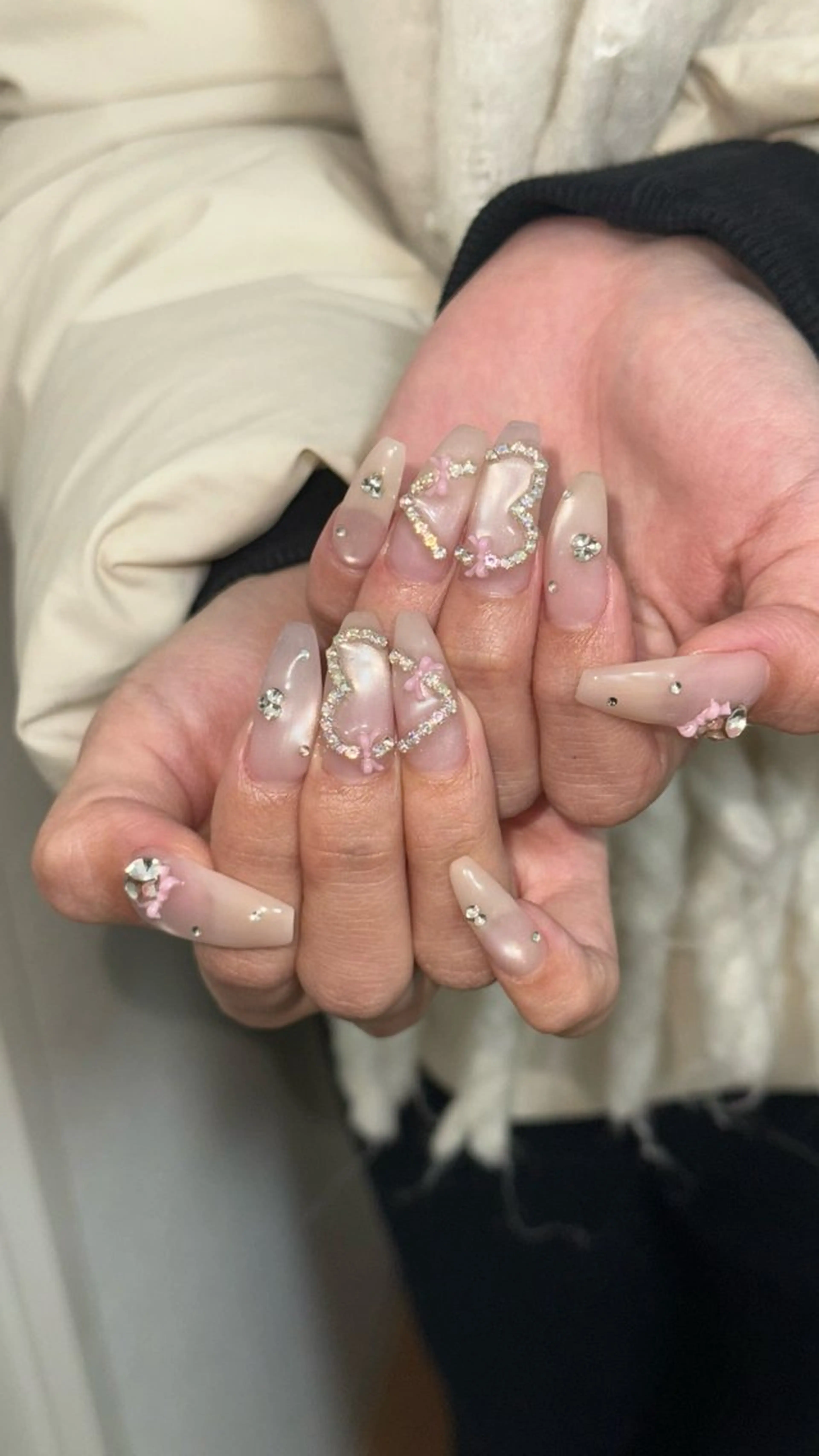 ネイル ハート ハンドネイル AZ Nail aoiのネイルデザイン