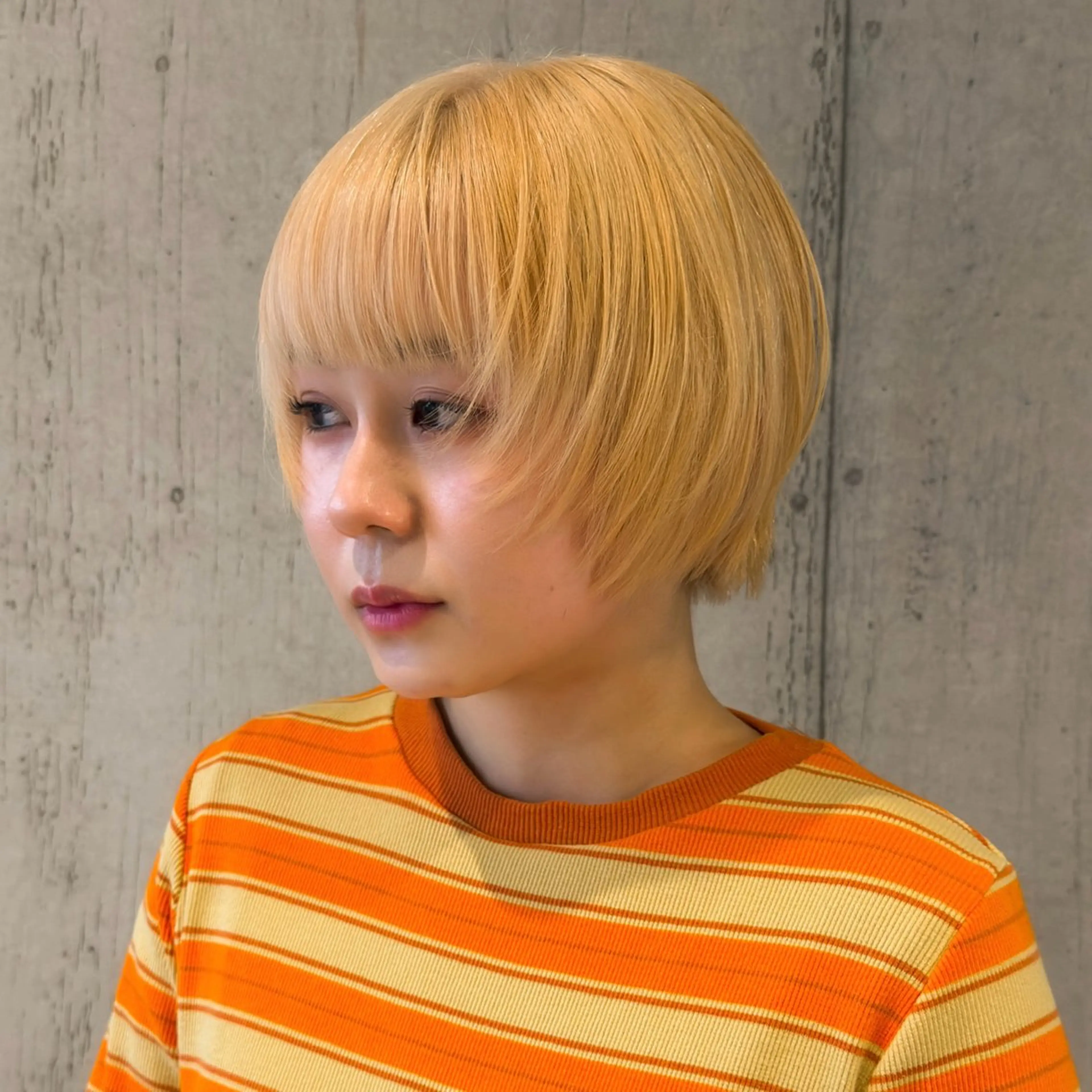 ショート カラー カット ヘアカラー トリートメント 透明感/血色カラー/ 似合せレイヤー/ゆいのヘアスタイル