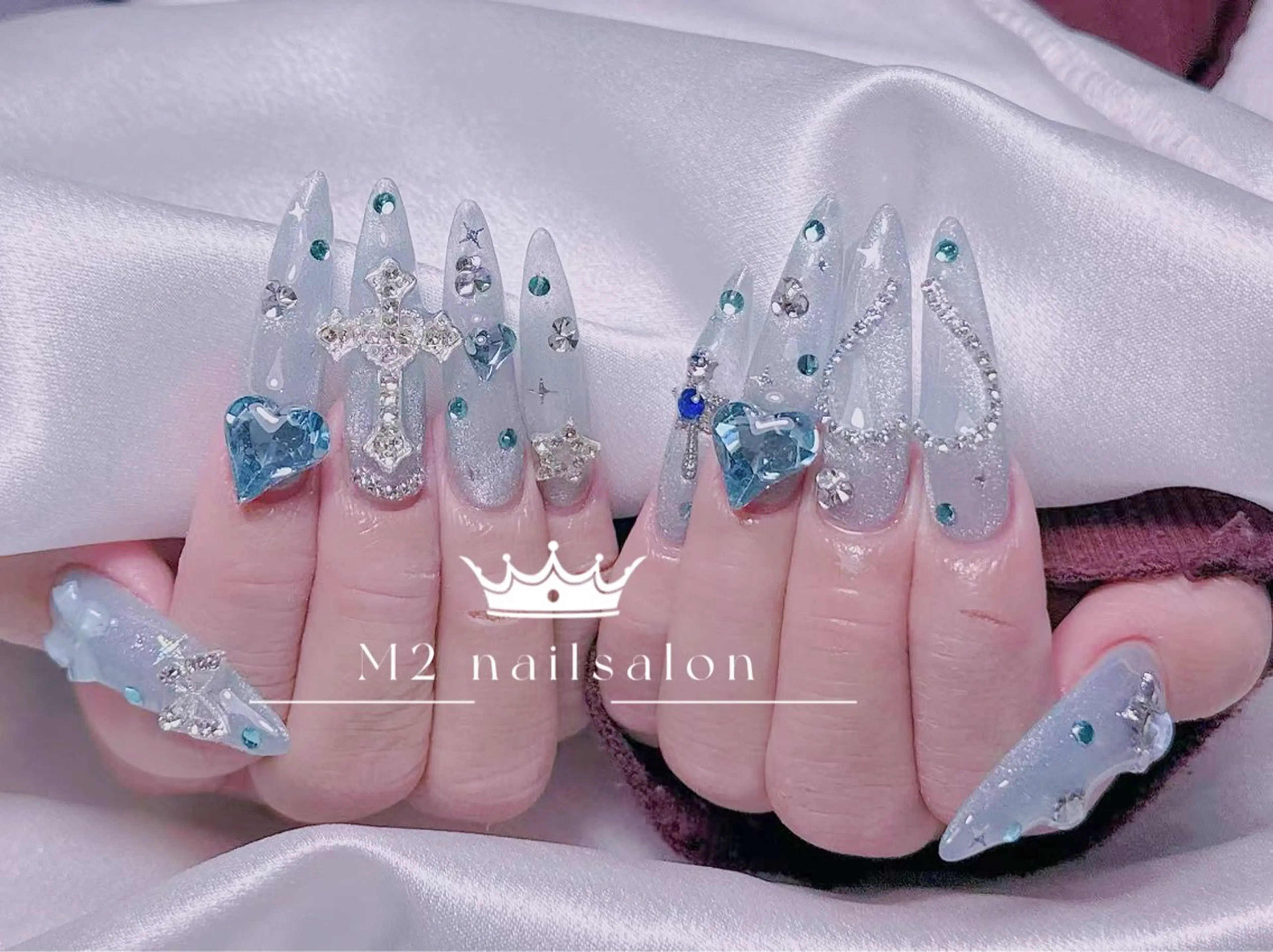 ネイル ハンドネイル 長さだし専門店 M2 rikaのネイルデザイン