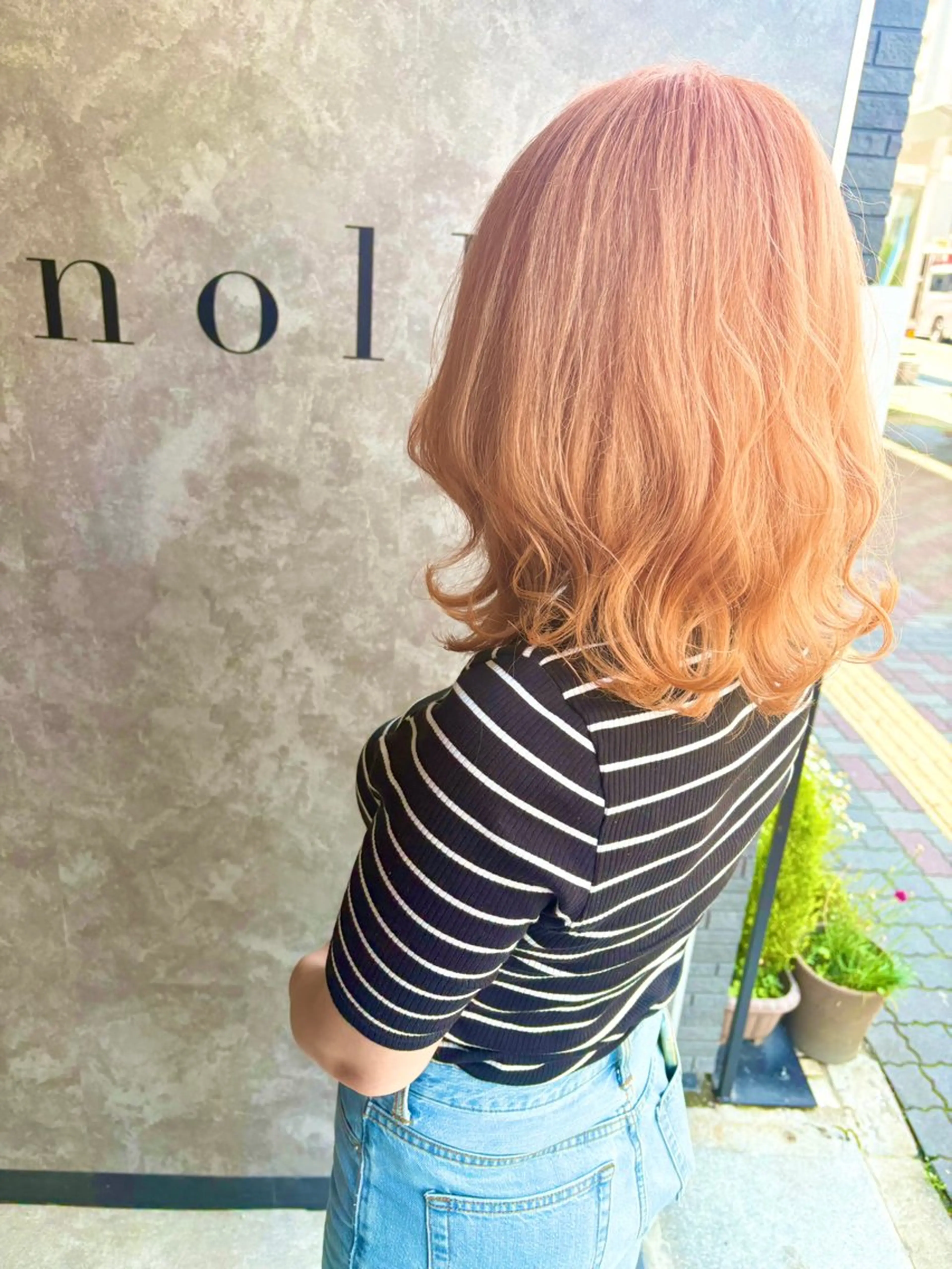 ミディアム ヘアカラー noll【今池駅前】 池田碧花のマツエク・マツパデザイン