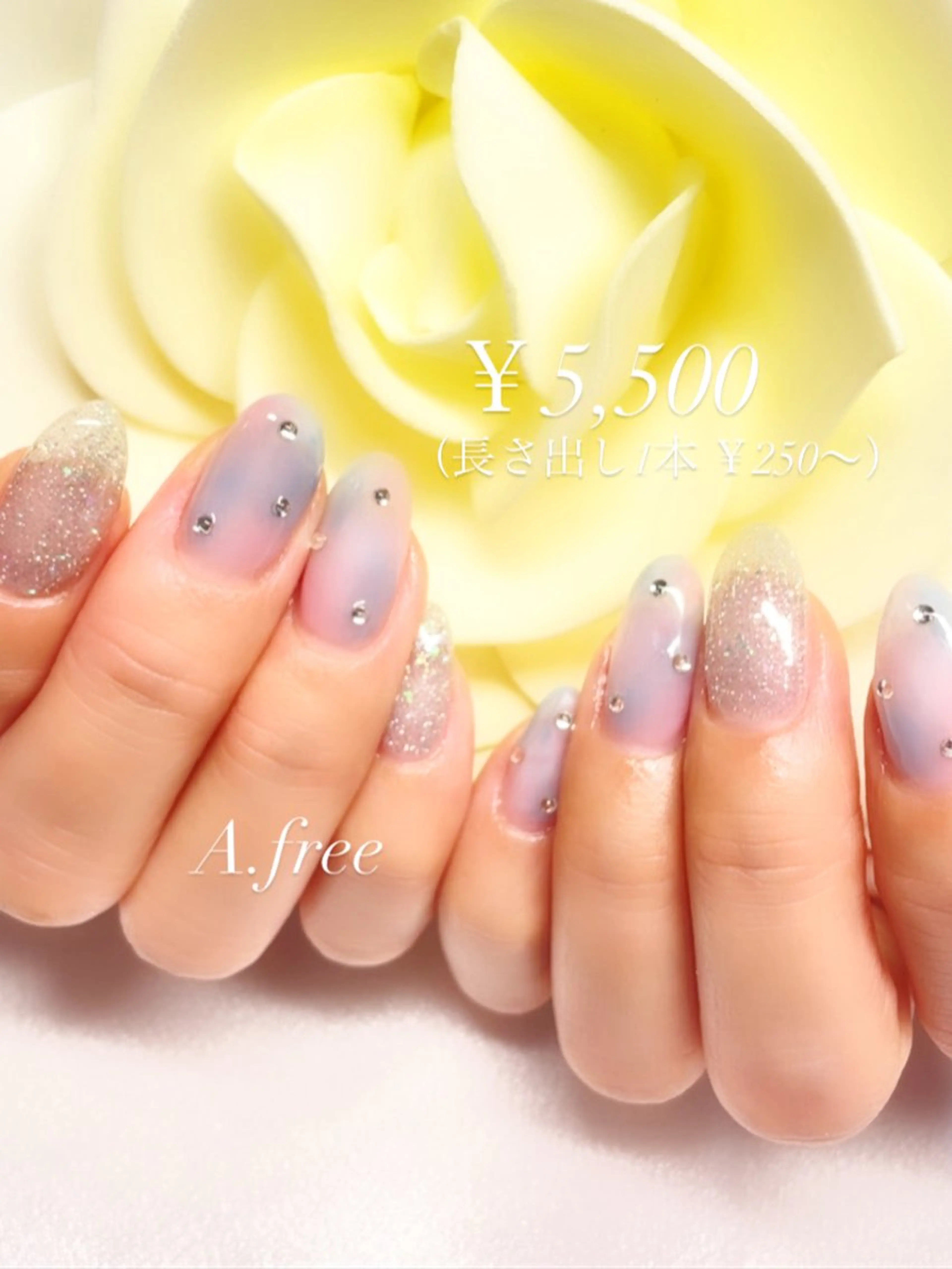 ネイル ジェルネイル A.free✧*｡ アレルギー対応✧*｡のネイルデザイン