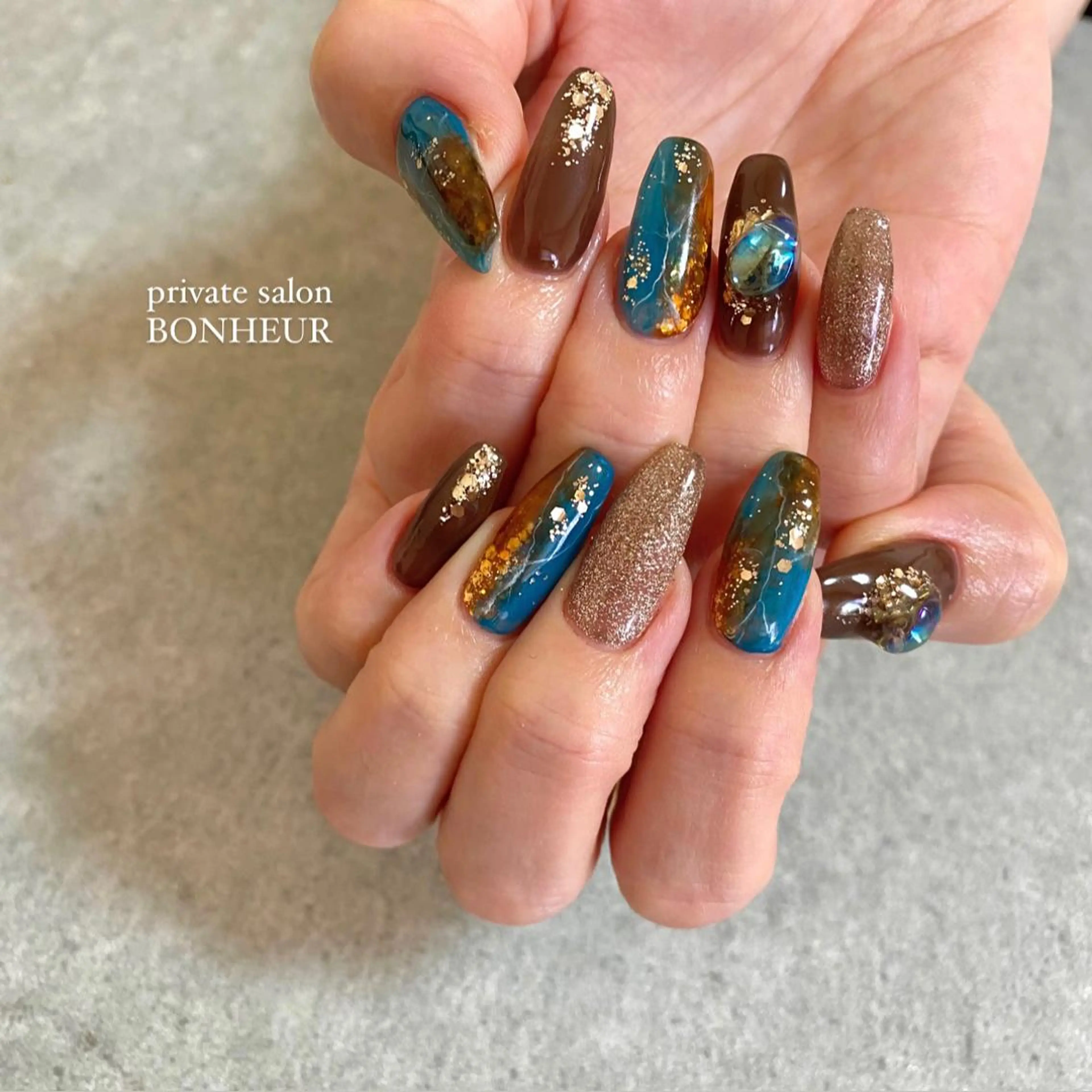 ネイル ハンドネイル BONHEUR Annaのネイルデザイン