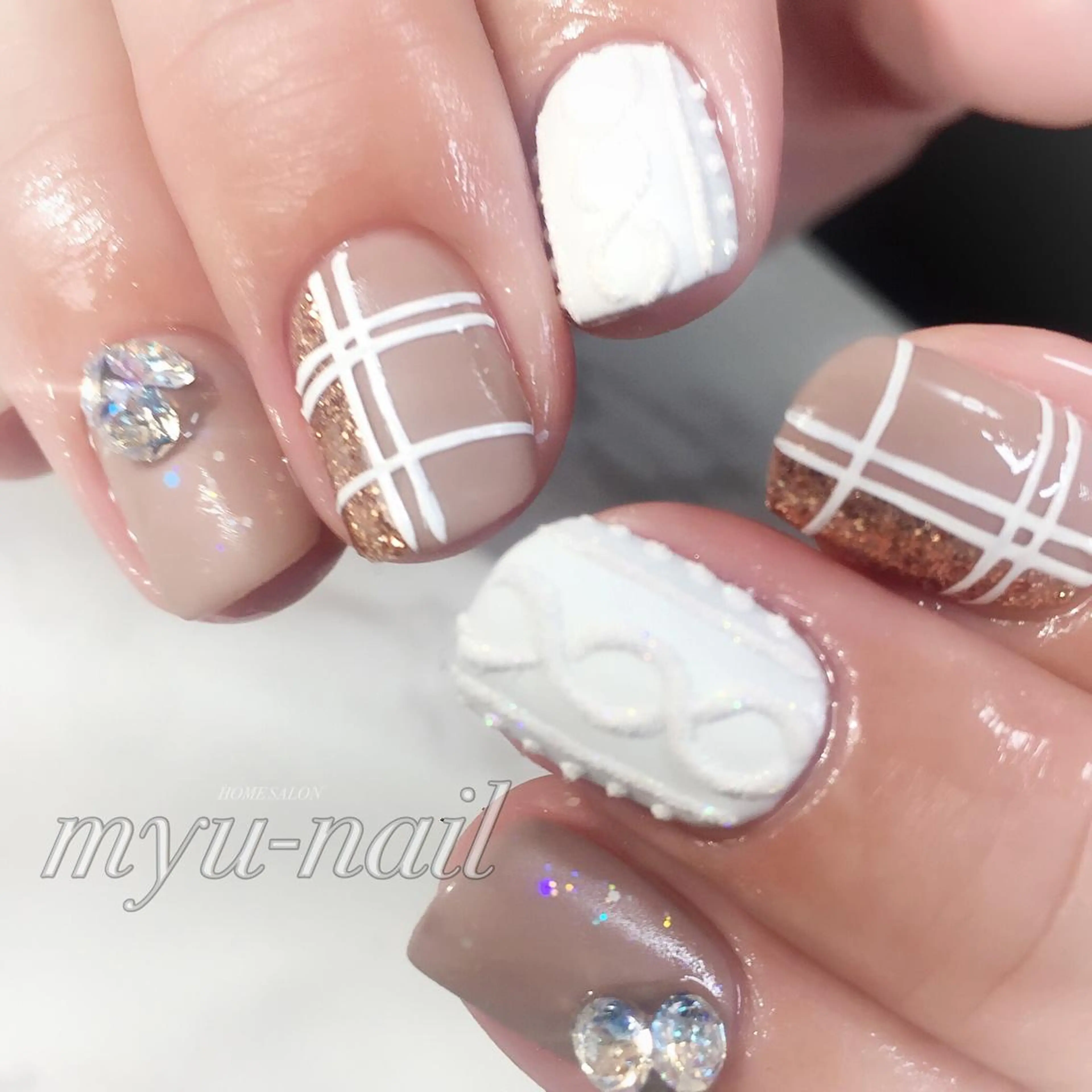ネイル ホームサロン myu-nailのネイルデザイン
