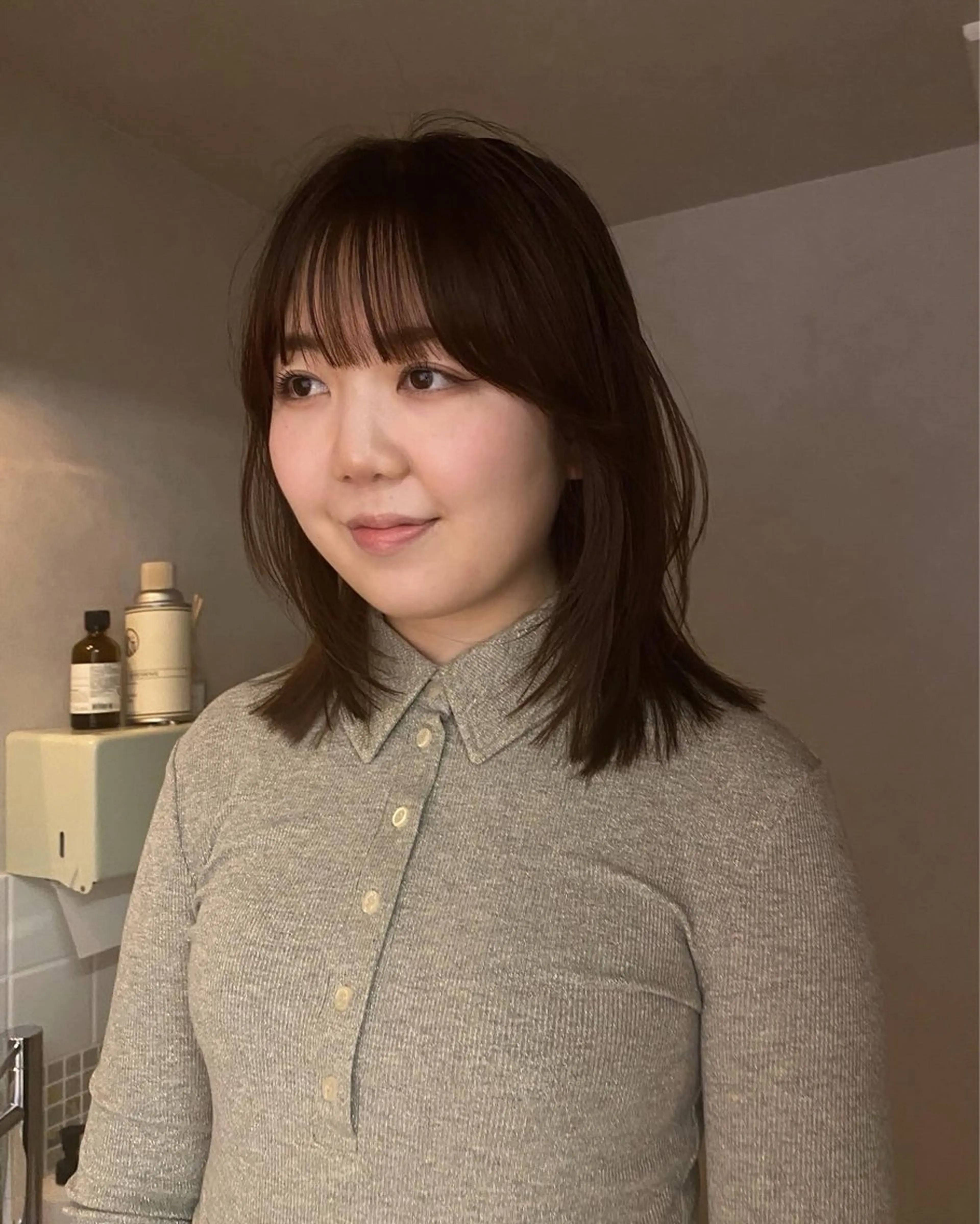 ミディアム カラー iroha/ n.w.h🎀のヘアスタイル