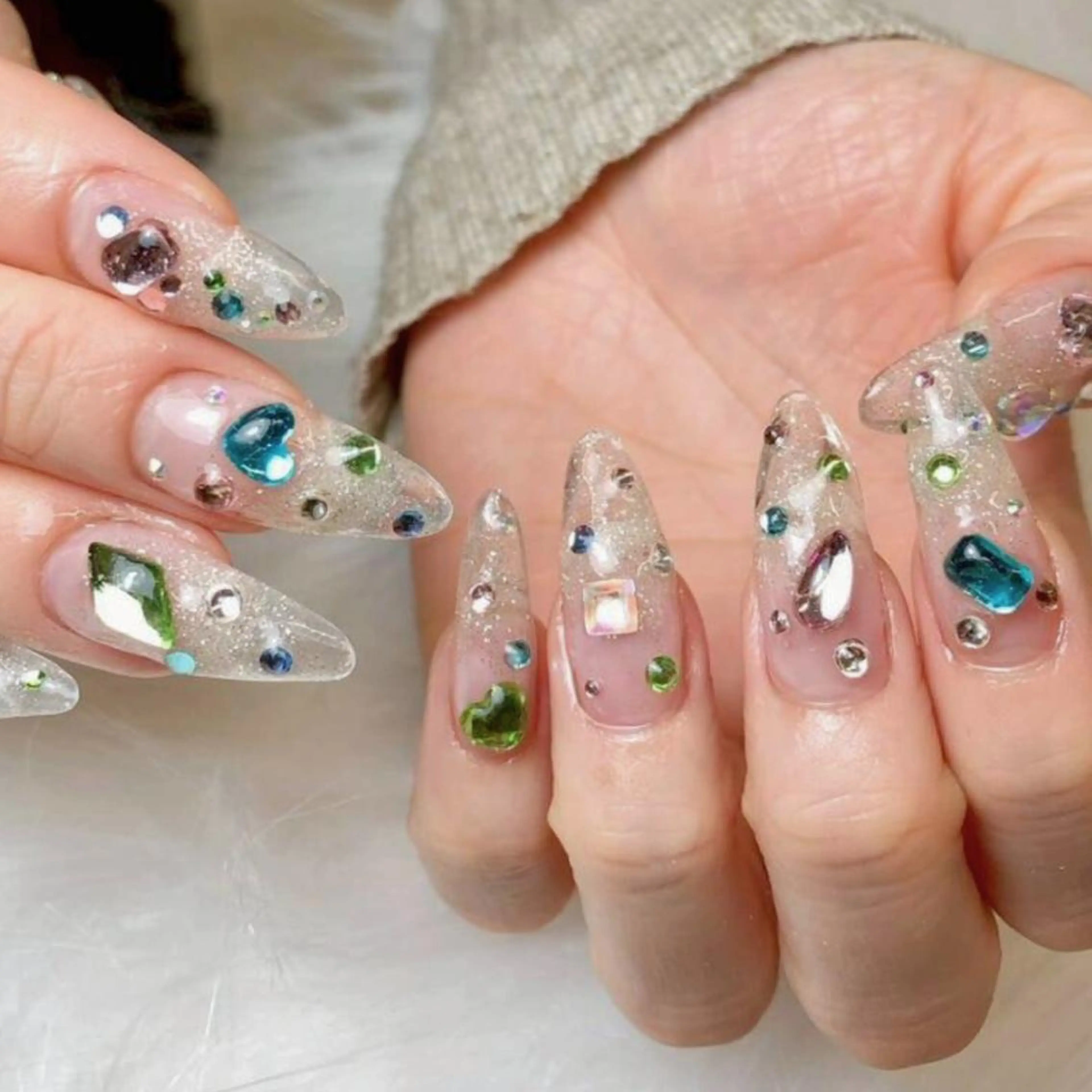 【つけ放題120分】チップ長さだし10本込み｜持ち込みデザインOK《ご新規様・当店付替オフ無料》の写真