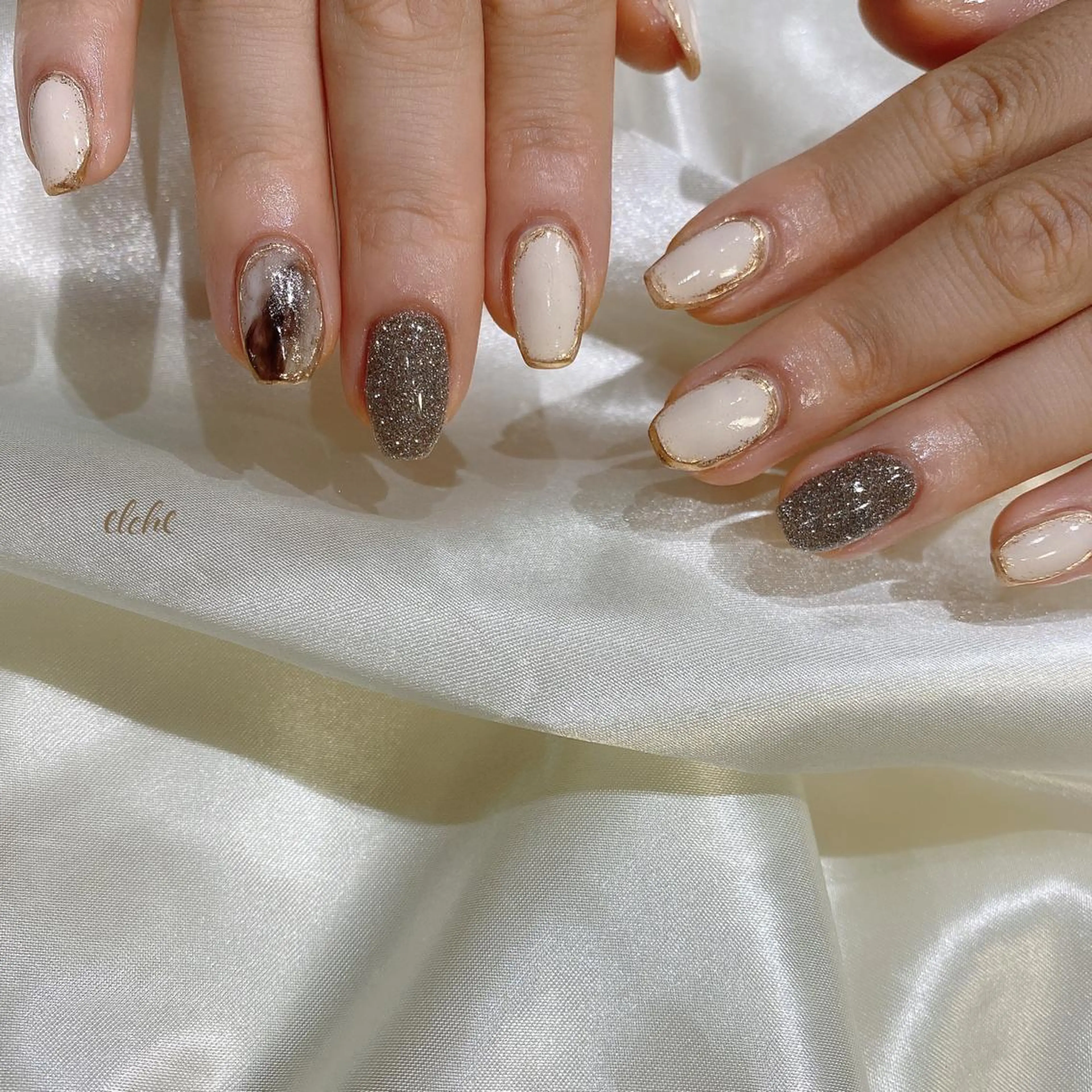 ネイル フラッシュネイル Rio 𓍼のネイルデザイン