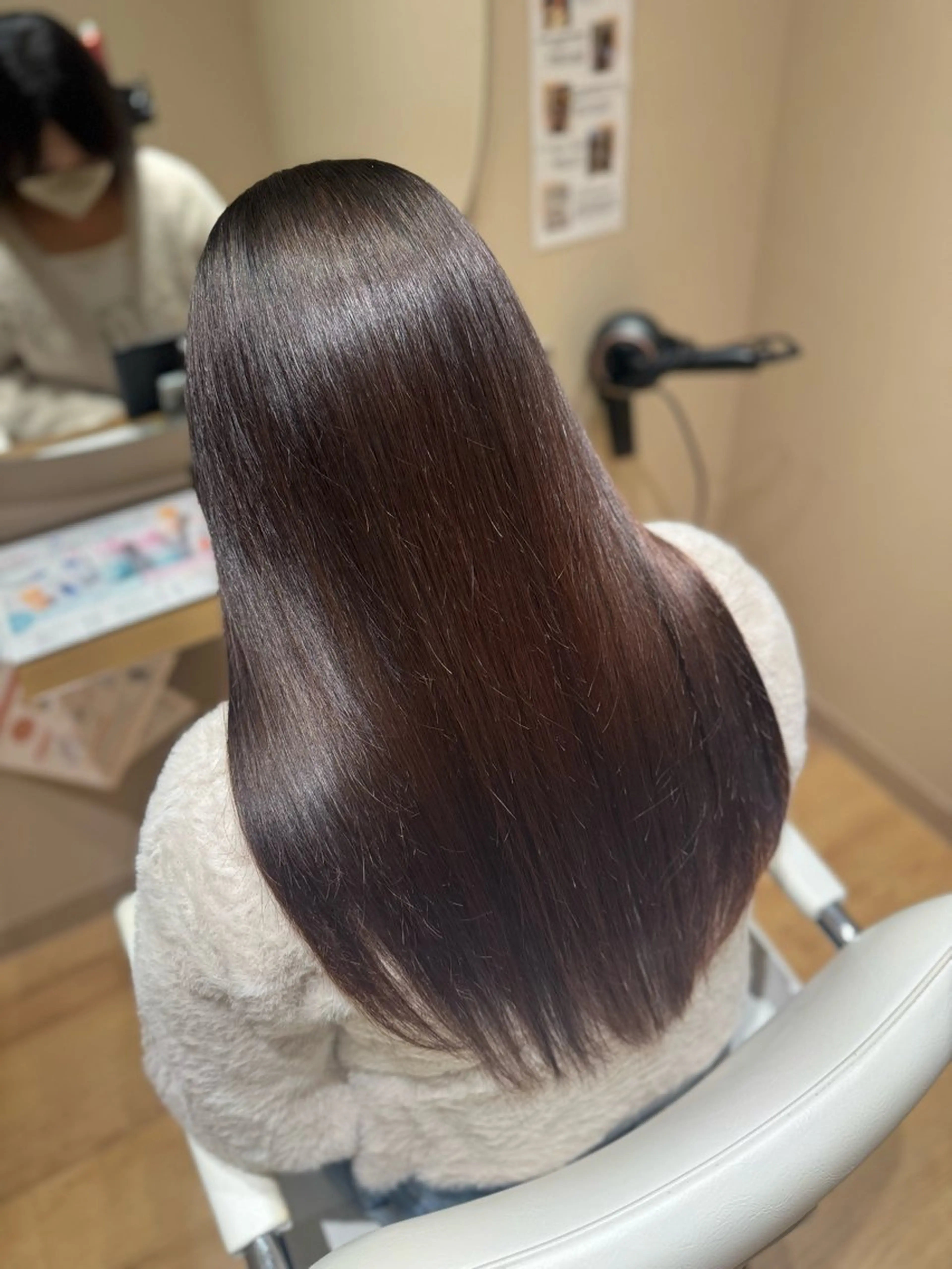 ロング 黒島優香🦋 /縮毛矯正/髪質改善のヘアスタイル