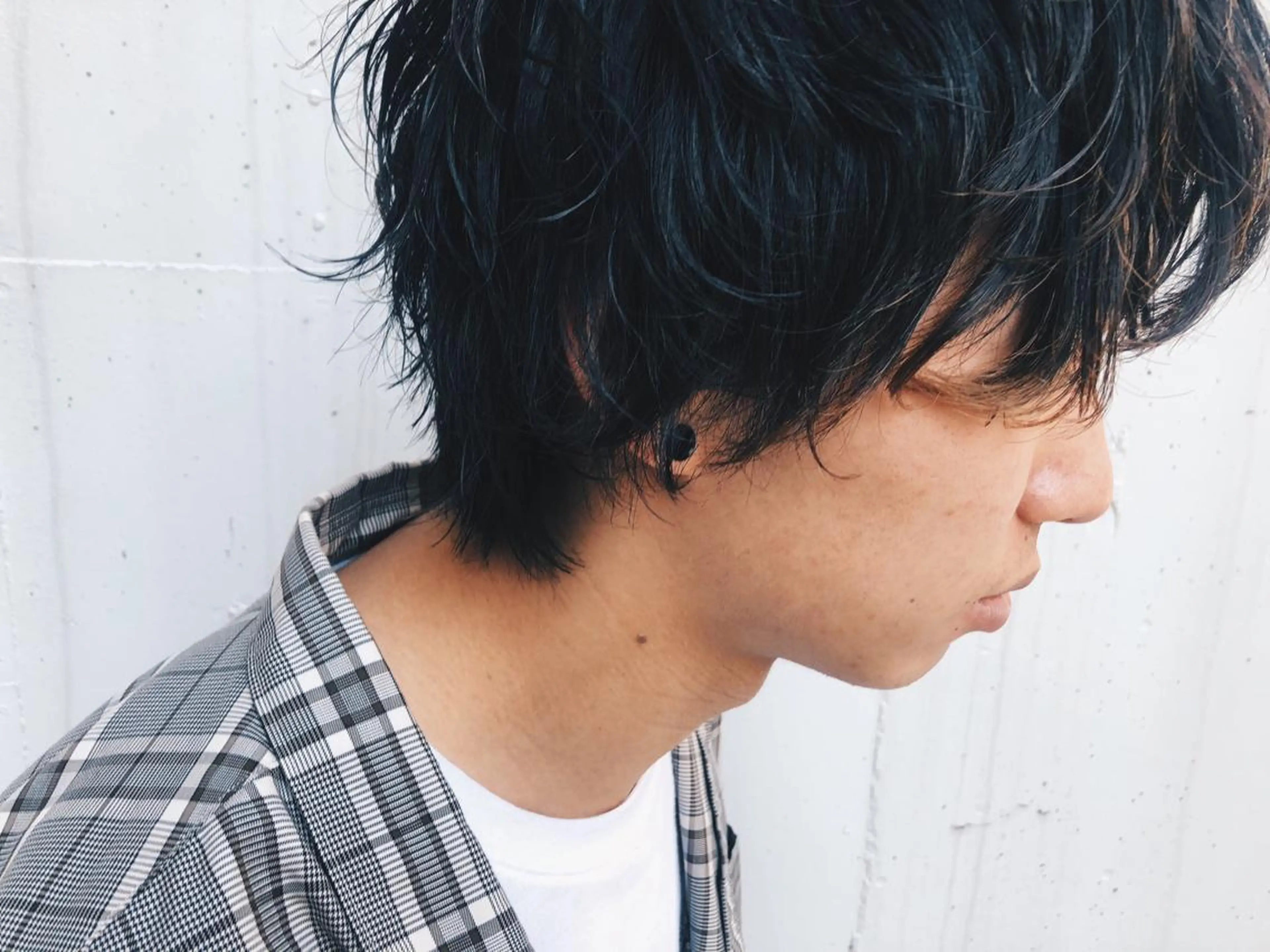 ミディアム メンズ カット 関 京磨のヘアスタイル