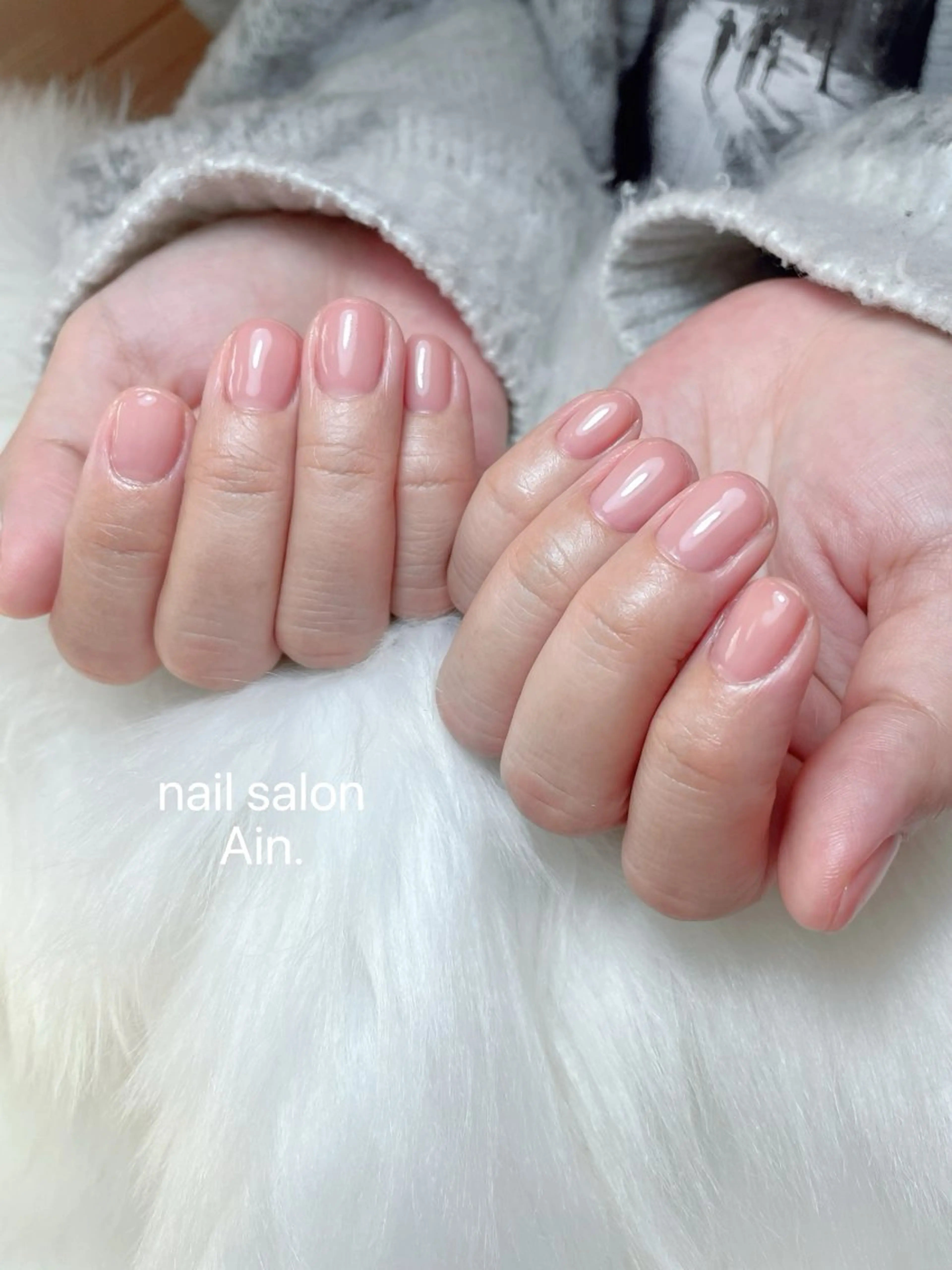 ネイル ワンカラーネイル シンプルネイル nail salon Ain.のネイルデザイン