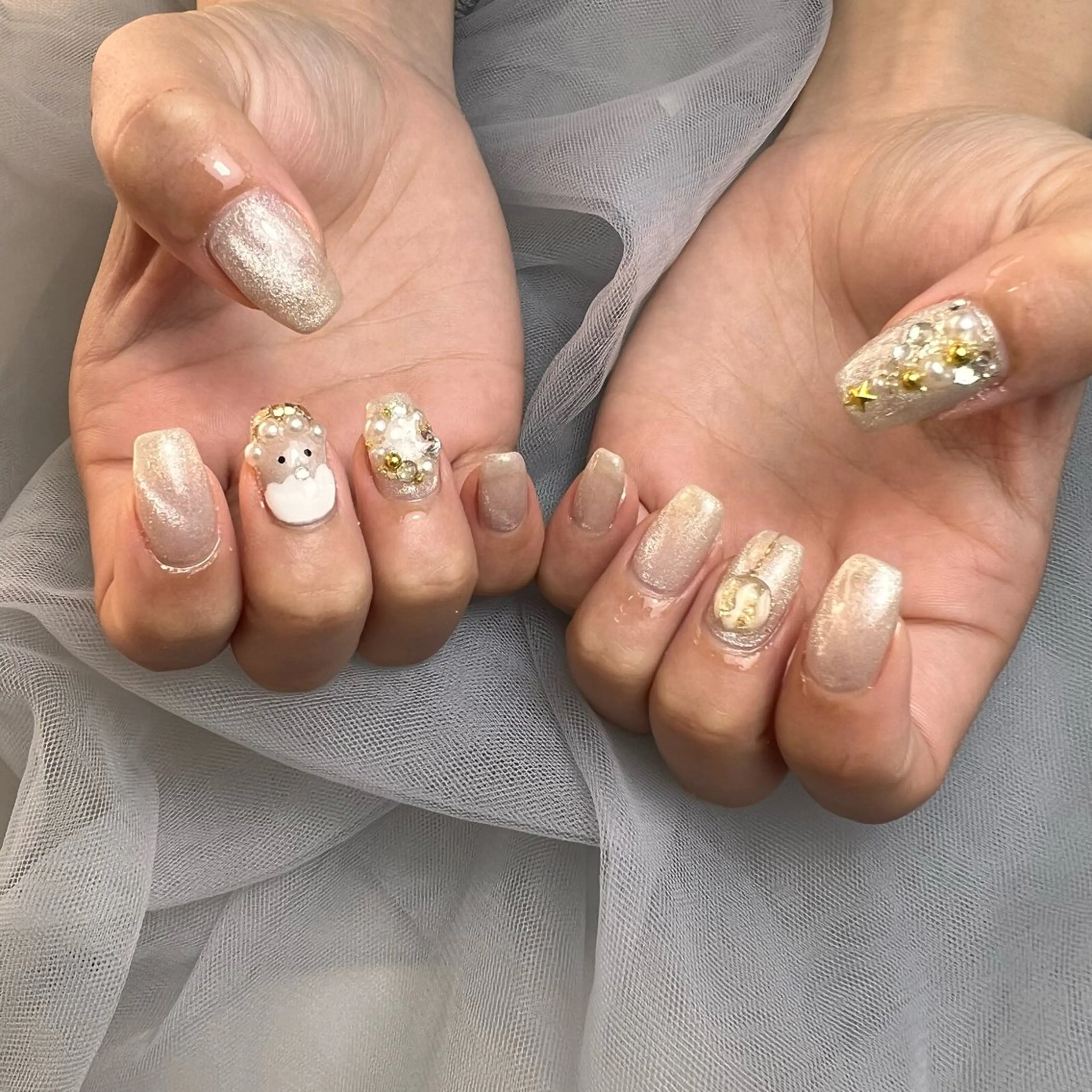 ネイル 冬ネイル クリスマス KADONO YUIKAのネイルデザイン