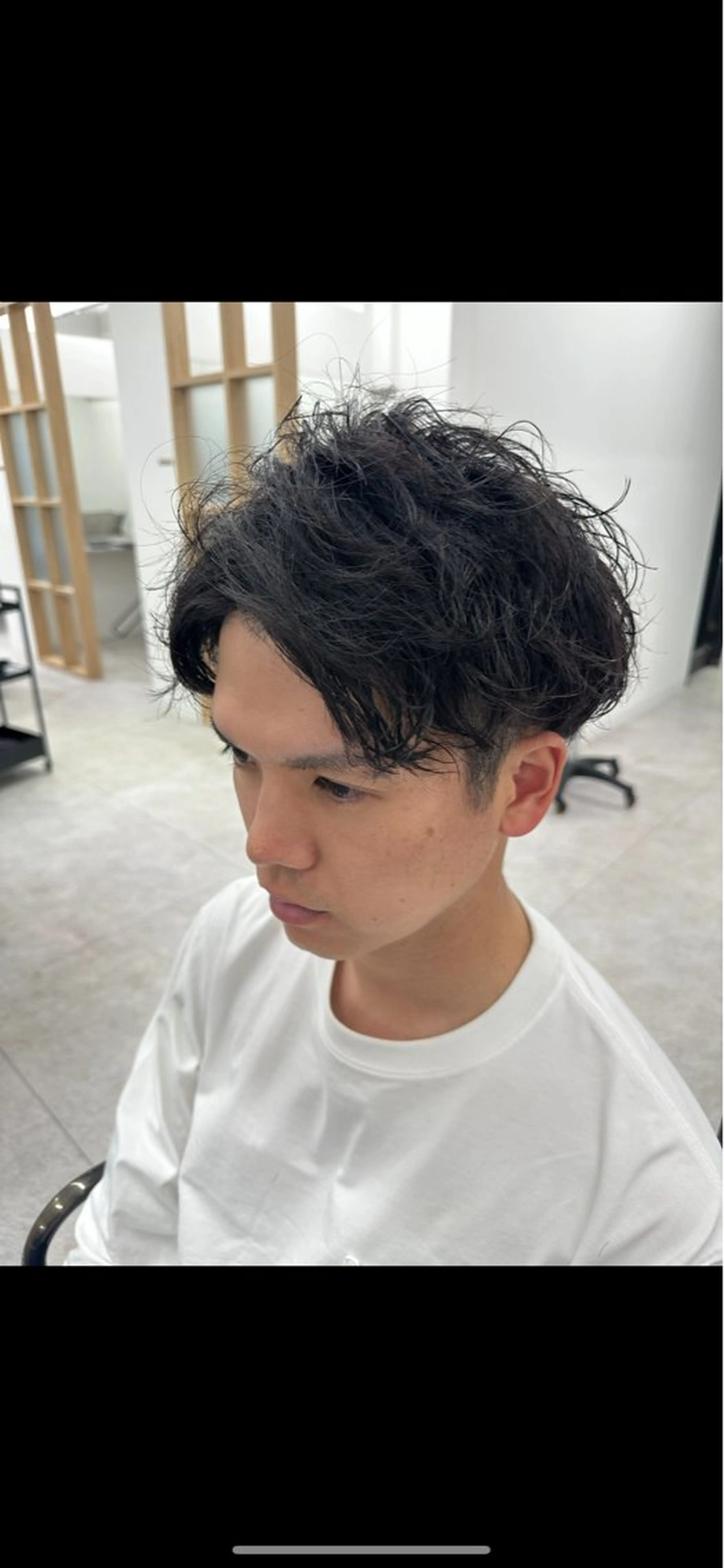 メンズカット+ツイストスパイラルパーマの写真