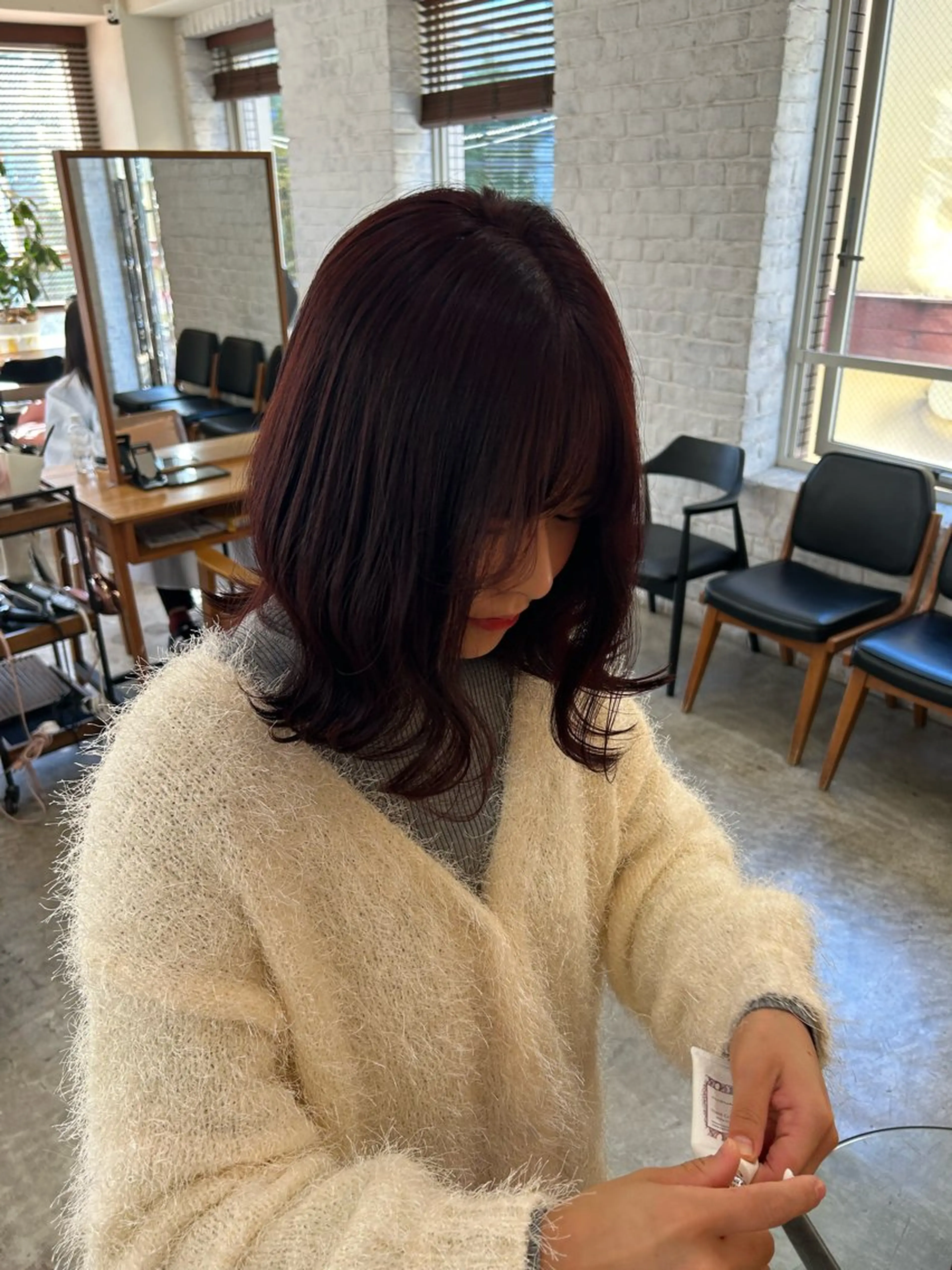 🍇濃い色ワンカラー🥀🌹　　　　　　　　　　　　　　　　✨赤やピンク、オレンジの濃いめカラーがしたい方是非✨の写真