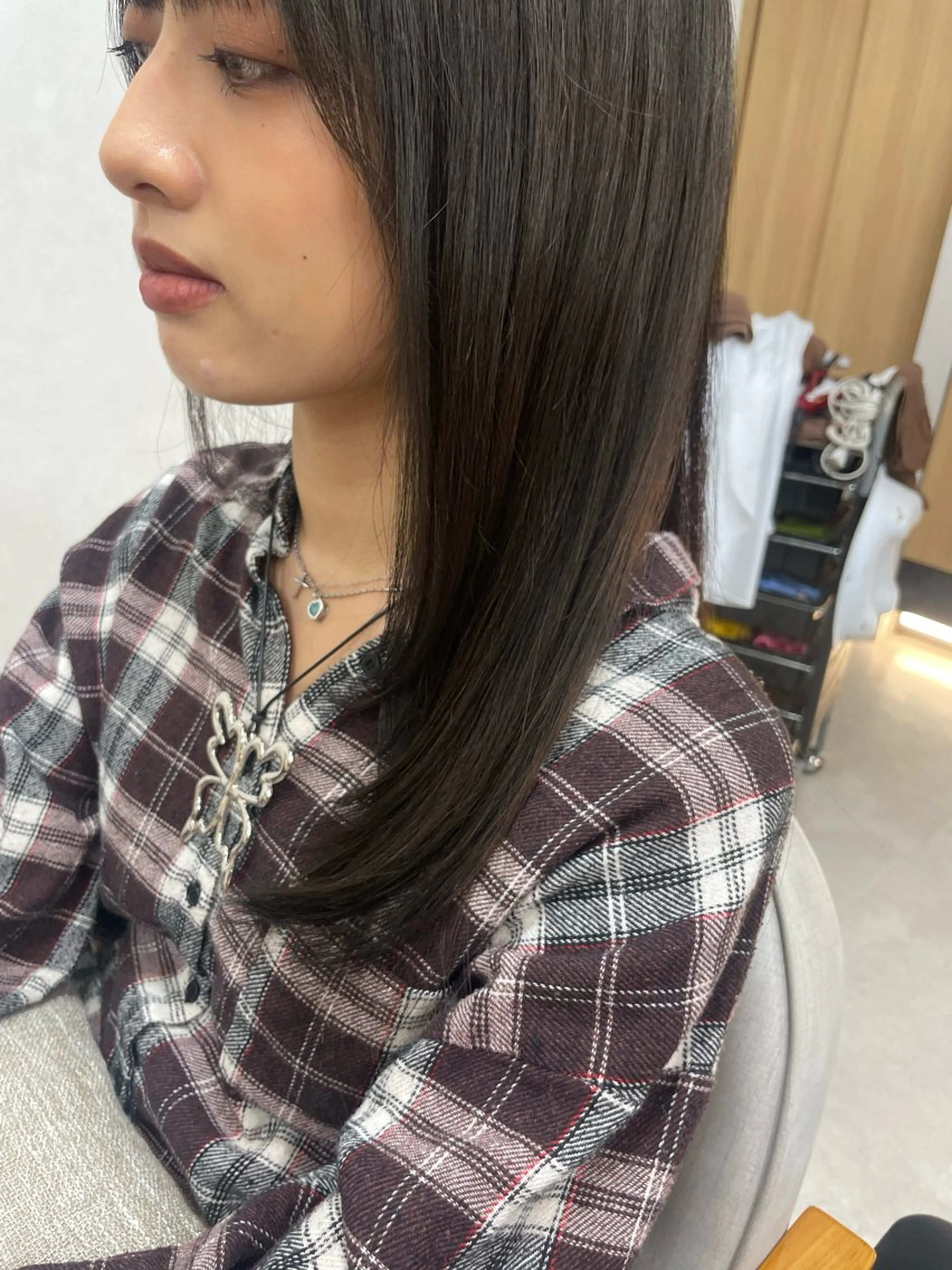 セミロング カット ヘアカラー ami🍊hair salon soilのヘアスタイル