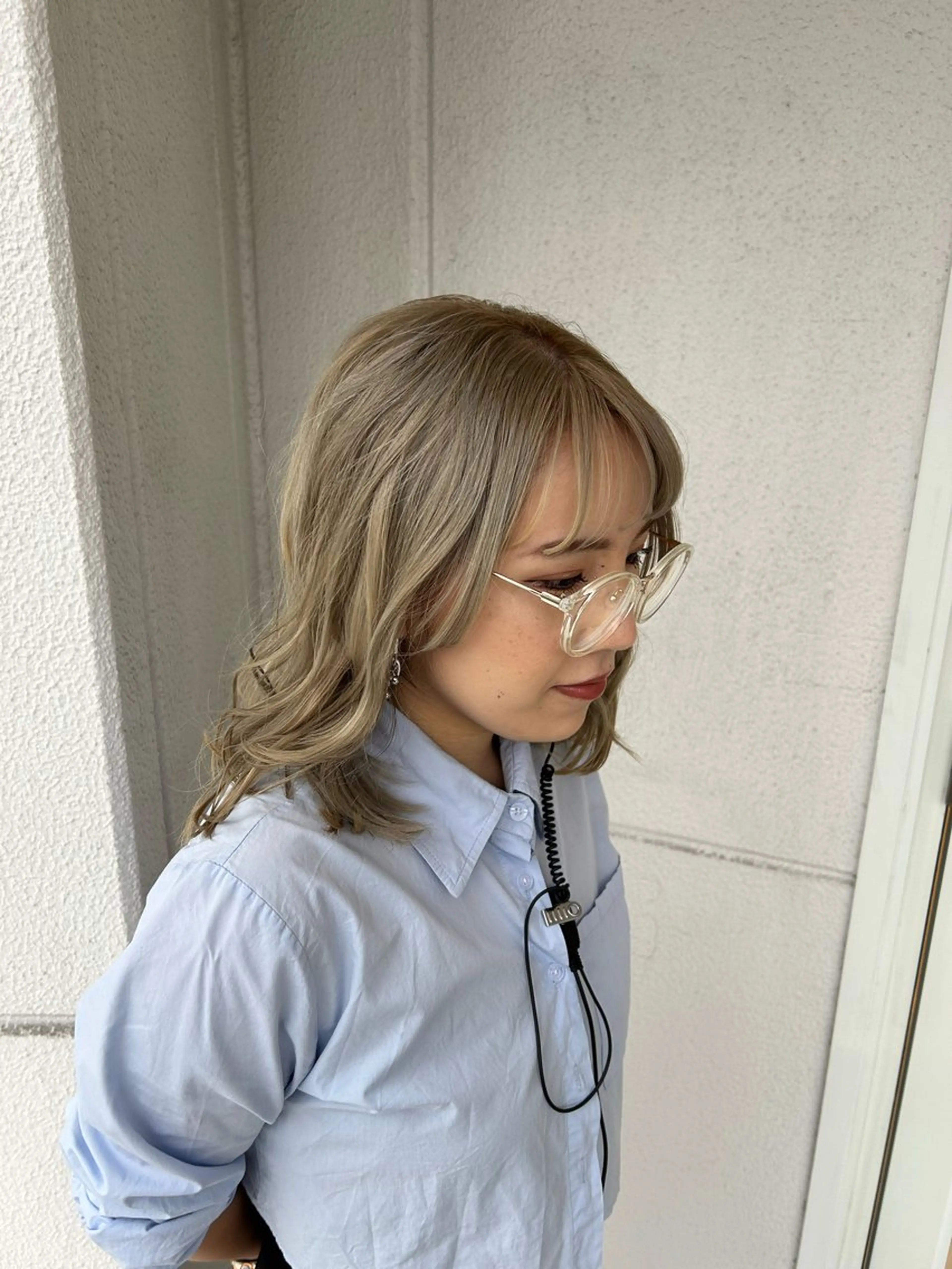 ミディアム カラー レイフィールド観光通り店所属・Ryo ⭐︎のヘアスタイル