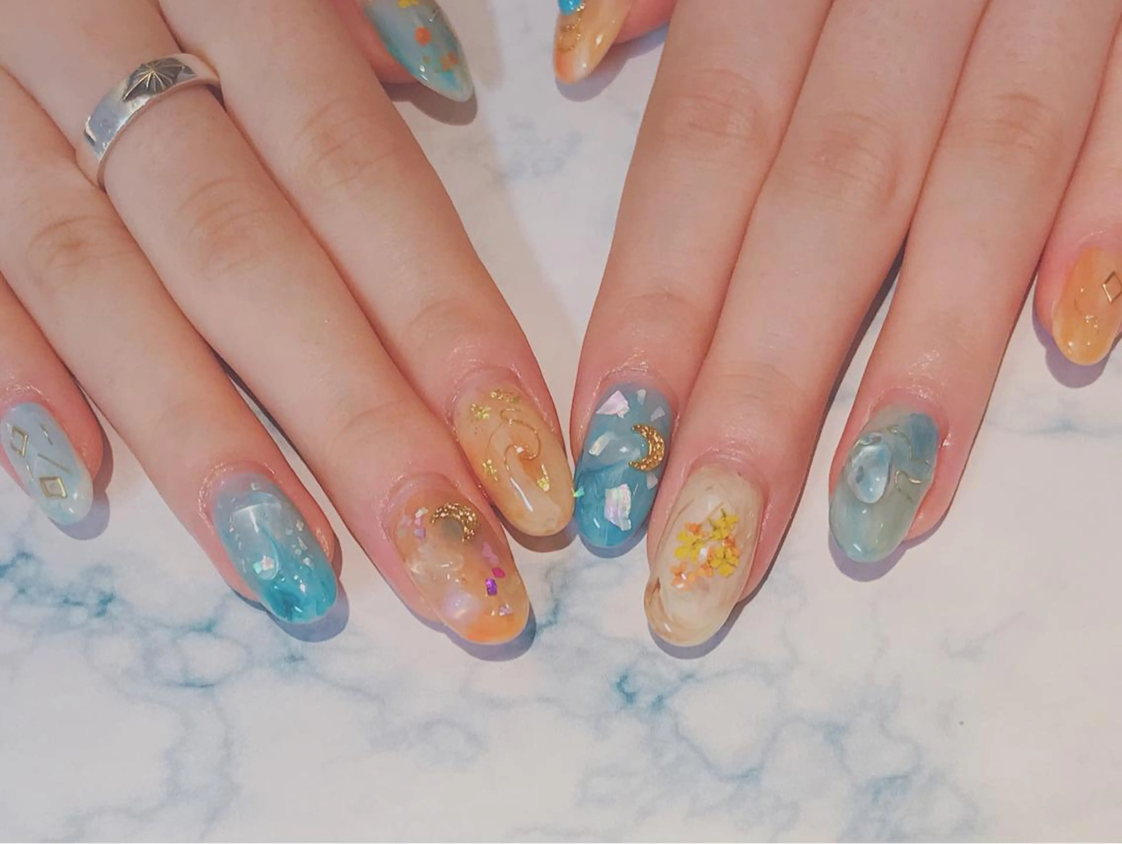 ネイル ハンドネイル LUKE所属・もとまつ さちこのネイルデザイン