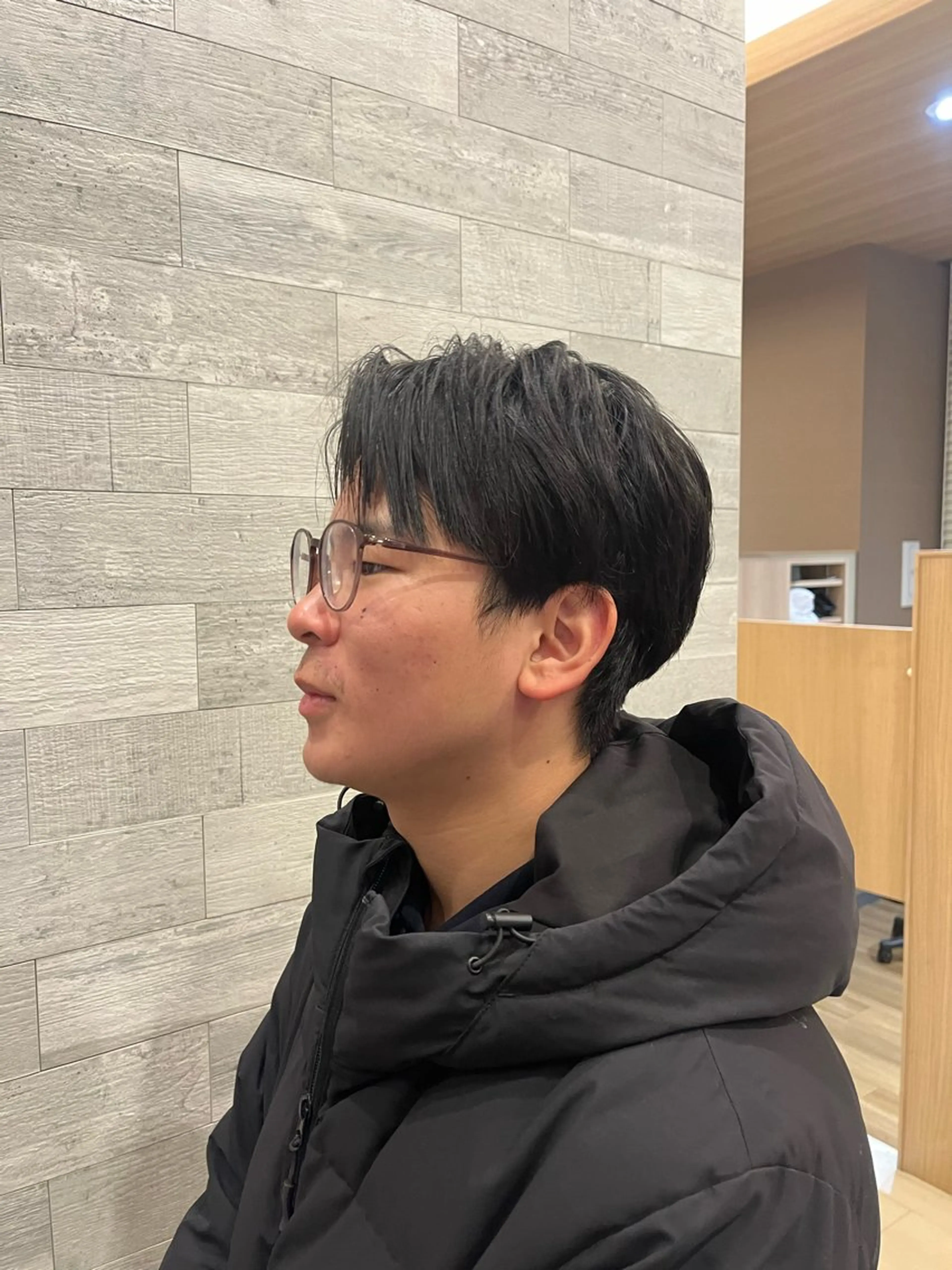 メンズ 暖色カラー/ メンズパーマつばきのヘアスタイル