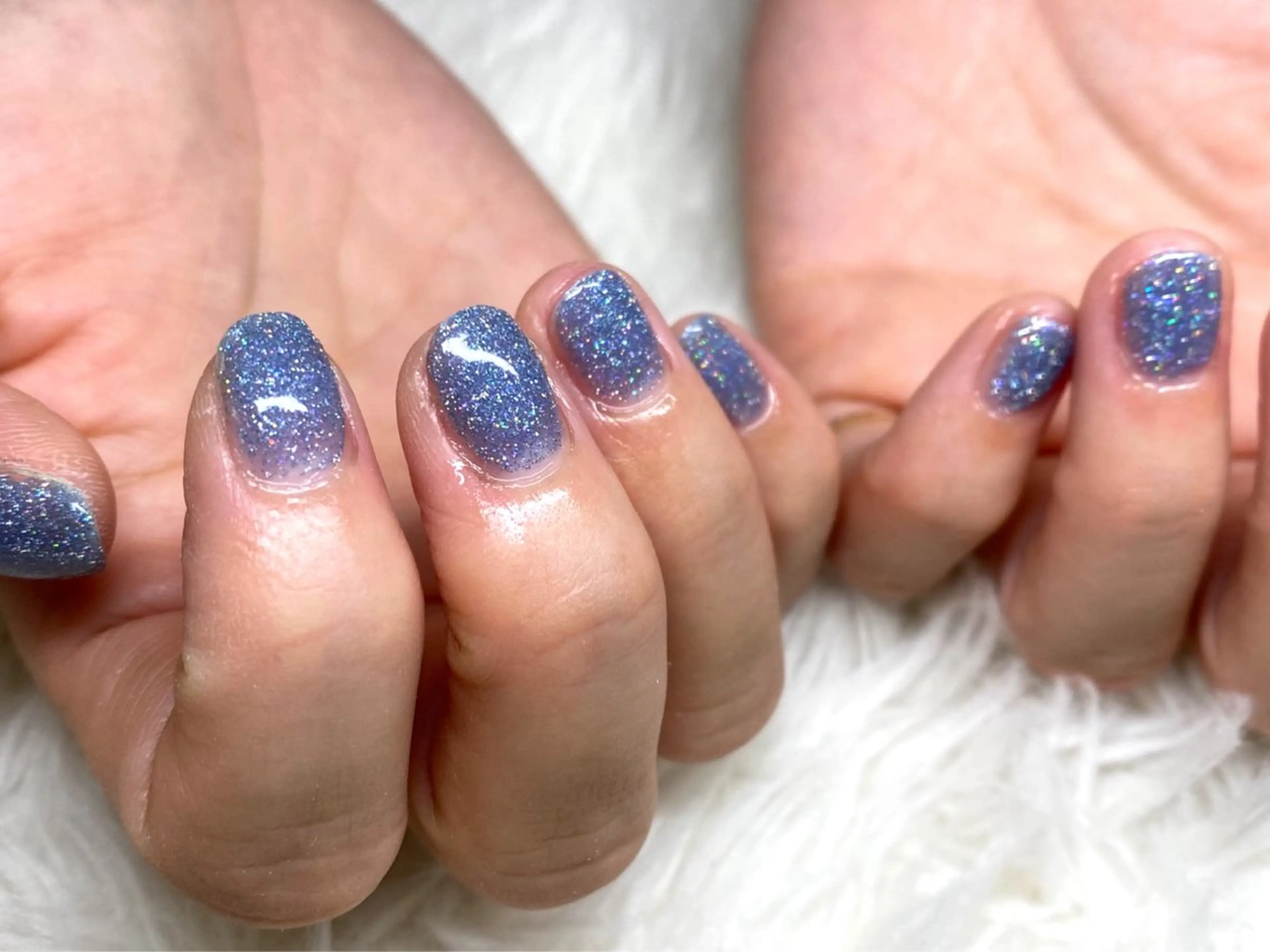 ネイル ブルー ハンドネイル ViMORE あやのネイルデザイン