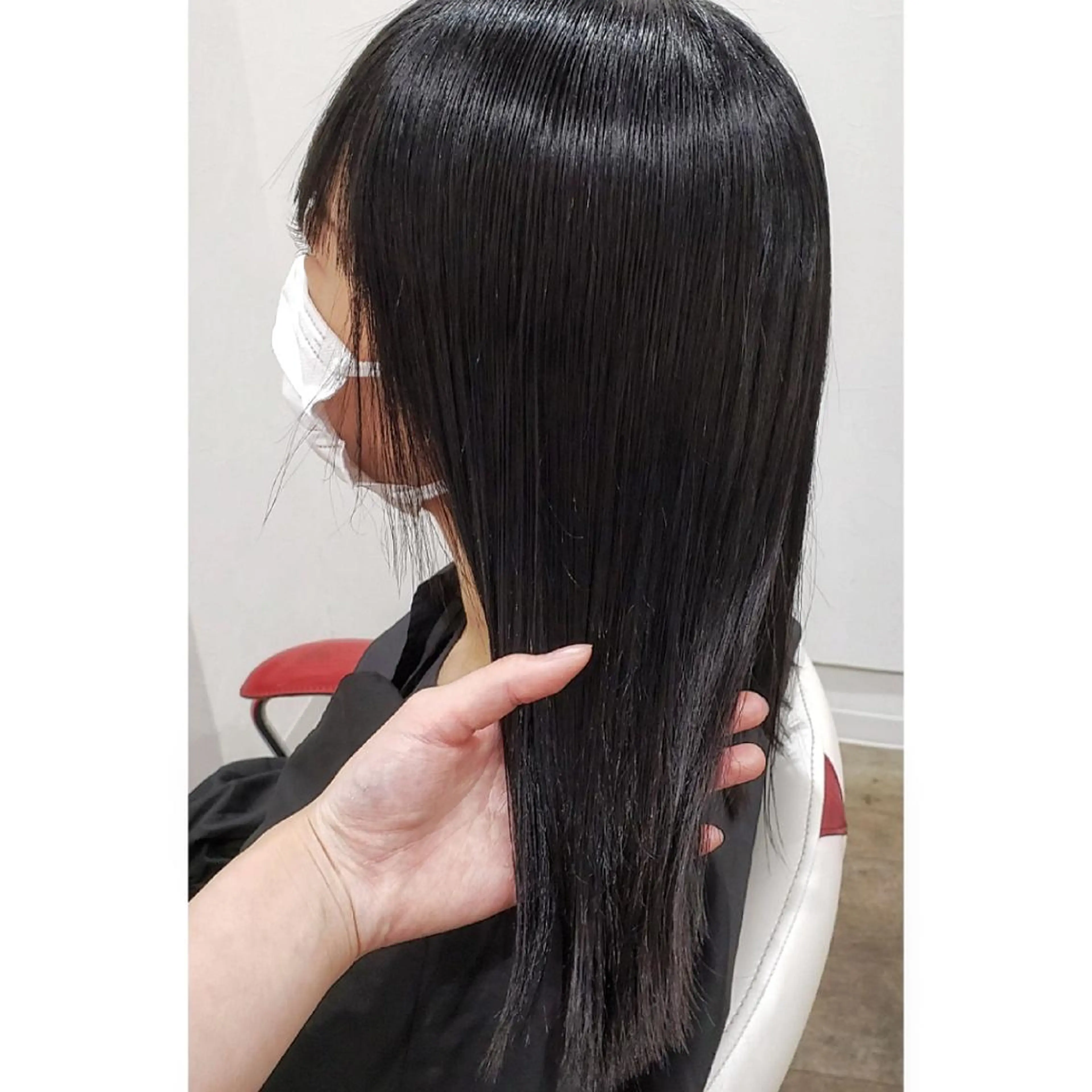 セミロング ヘアアレンジ 髪質改善 トリートメント 酸熱トリートメント カット トリートメント 髪質改善サロン🍃 AIRI のヘアスタイル