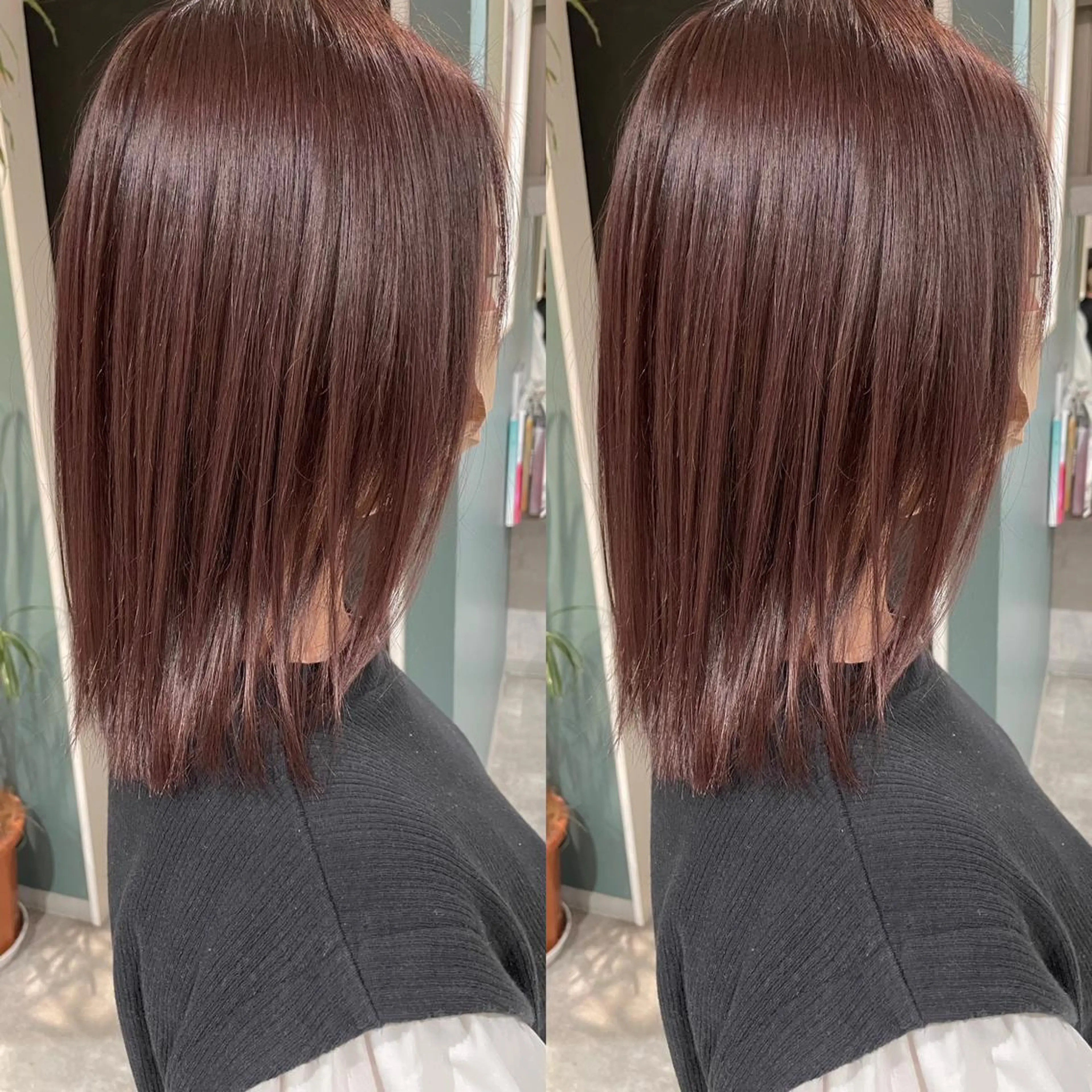 ミディアム 髪質改善will hairdesignのヘアスタイル